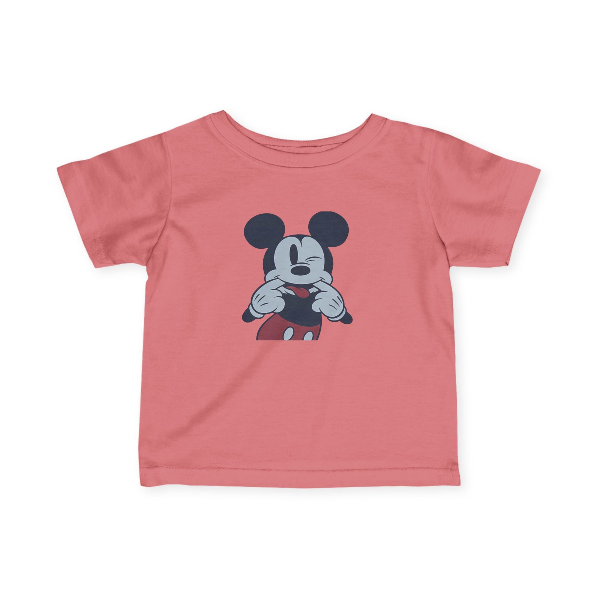 Infant Tee — Vintage Cartoon Mouse Face Baby Shirt