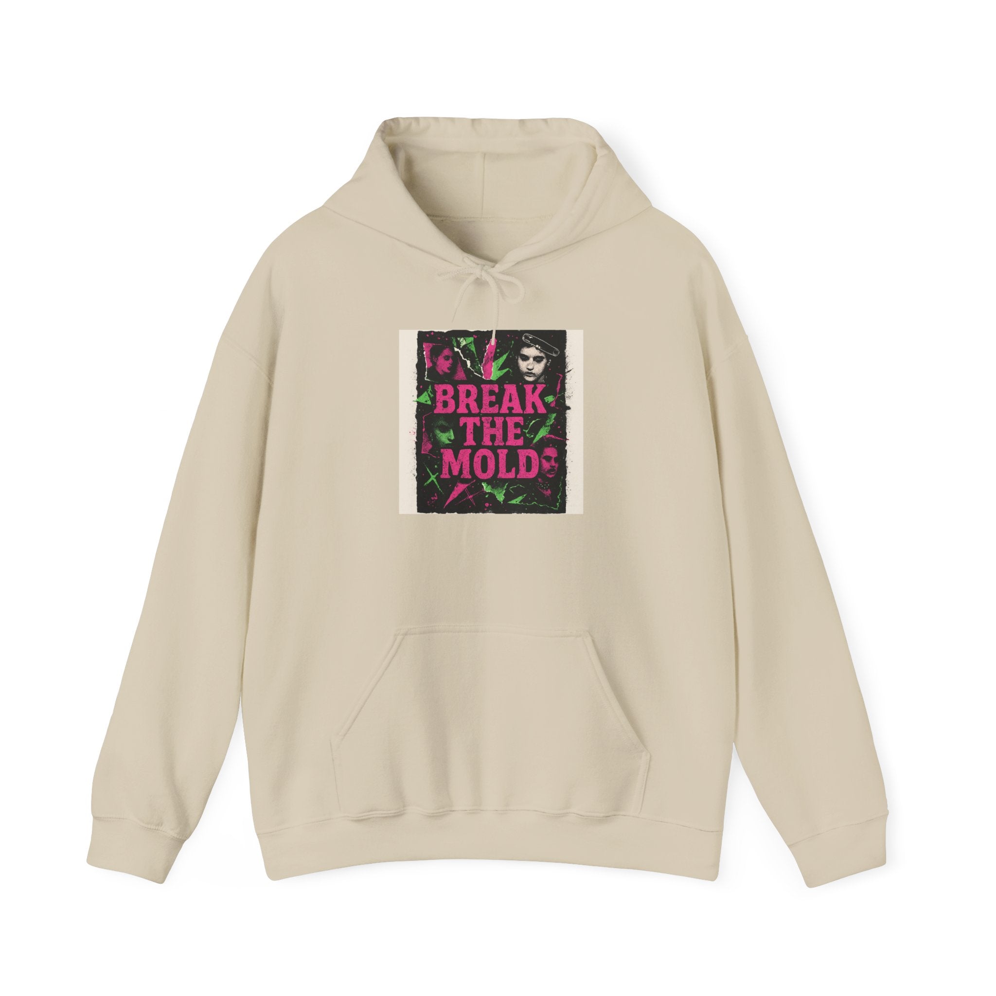 Break the Mold Hoodie — Bold Feminist Graphic Pullover