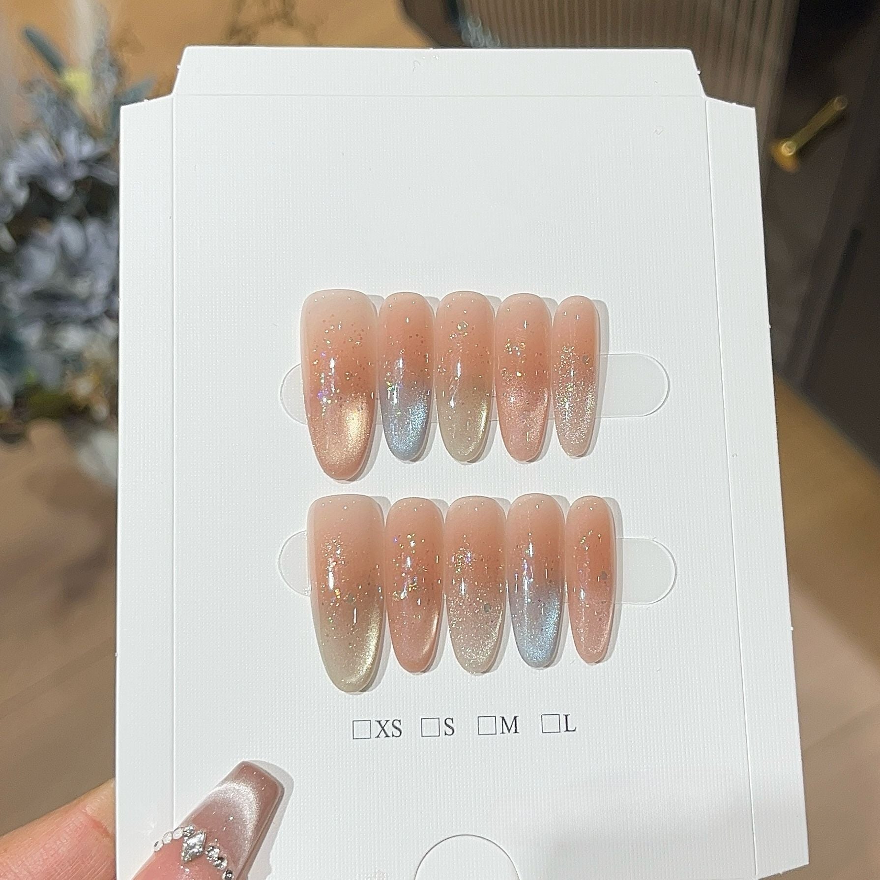 0995- Handmade press on nails fake nails removable