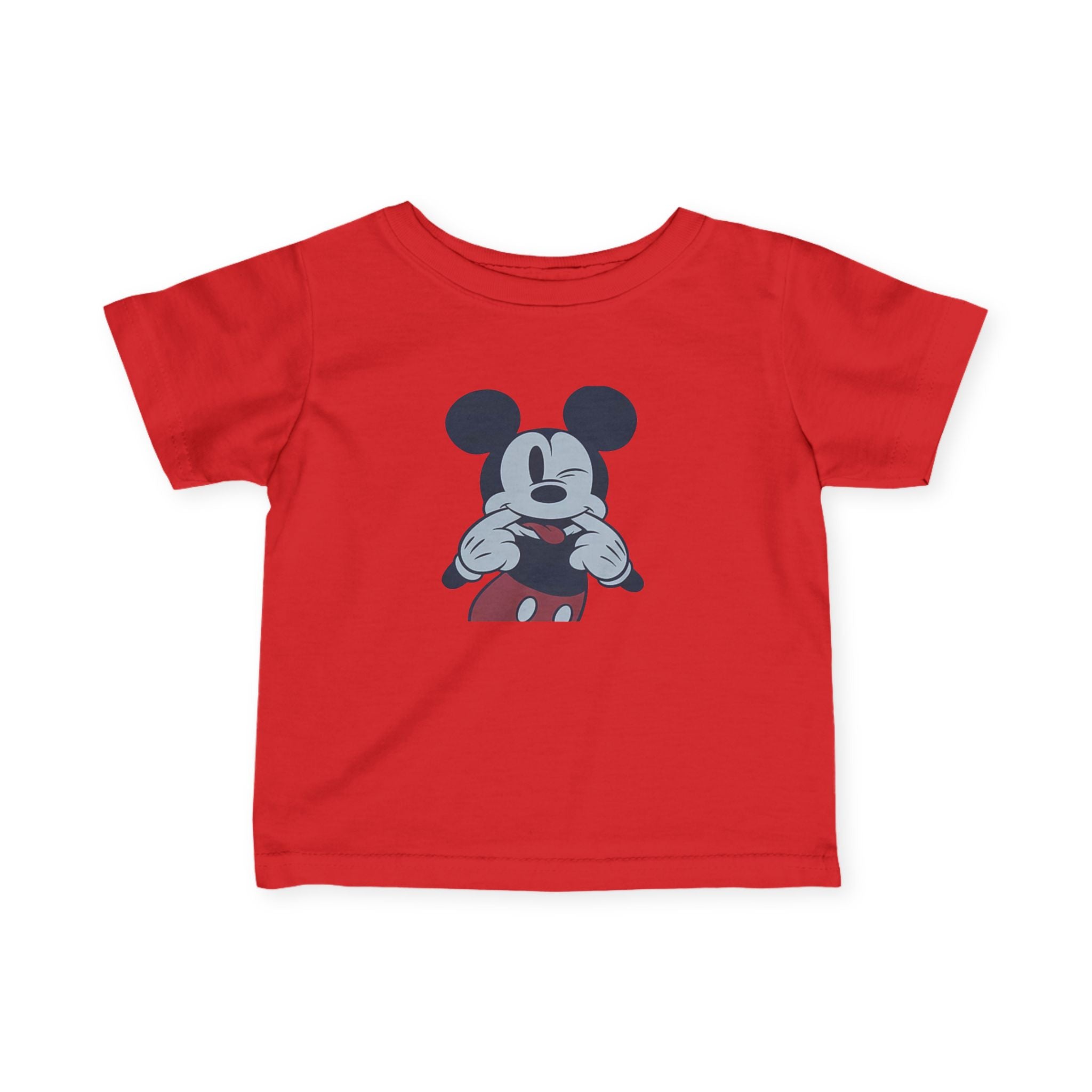 Infant Tee — Vintage Cartoon Mouse Face Baby Shirt