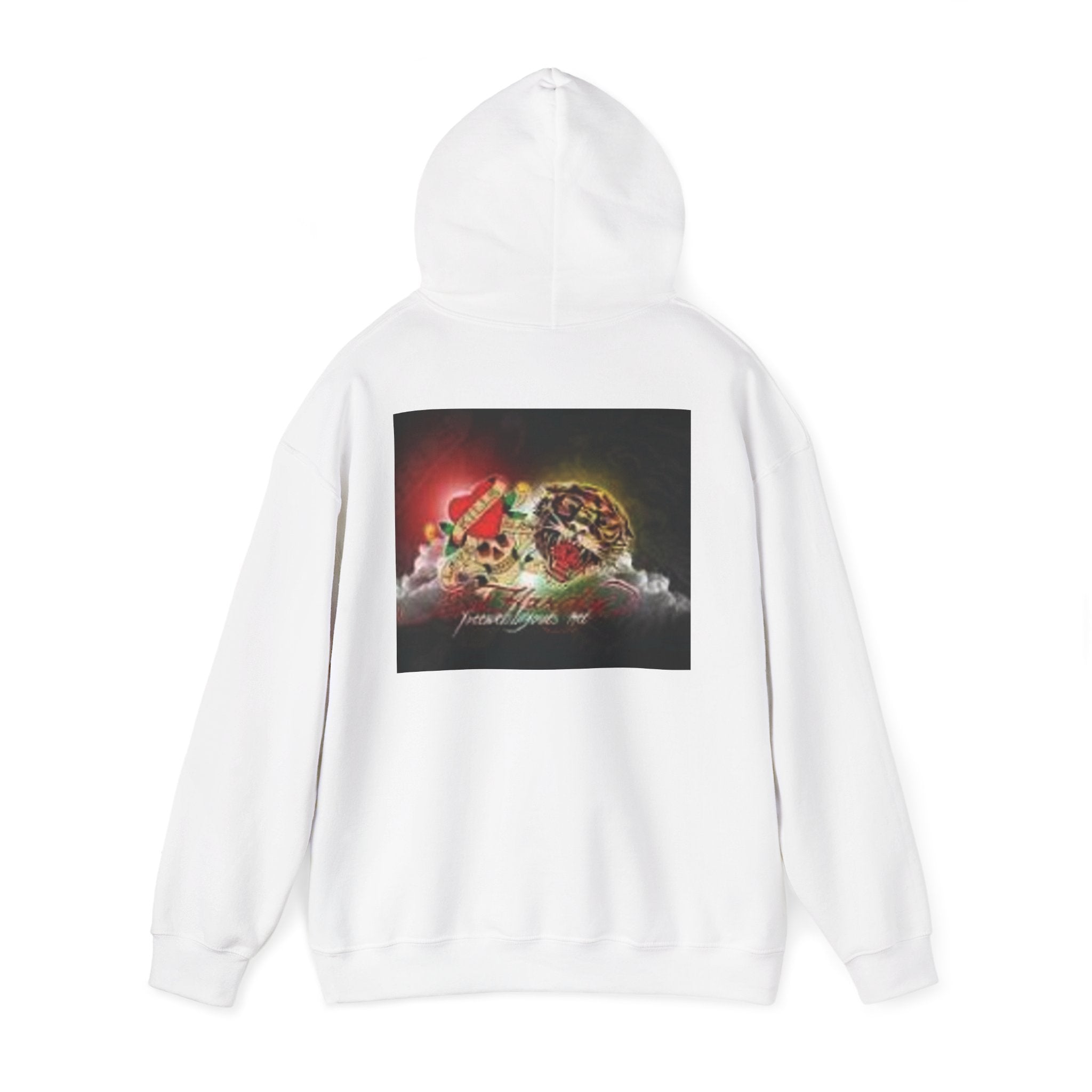Hoodie - Festive Pizza Christmas Print Hooded Sweatshirt