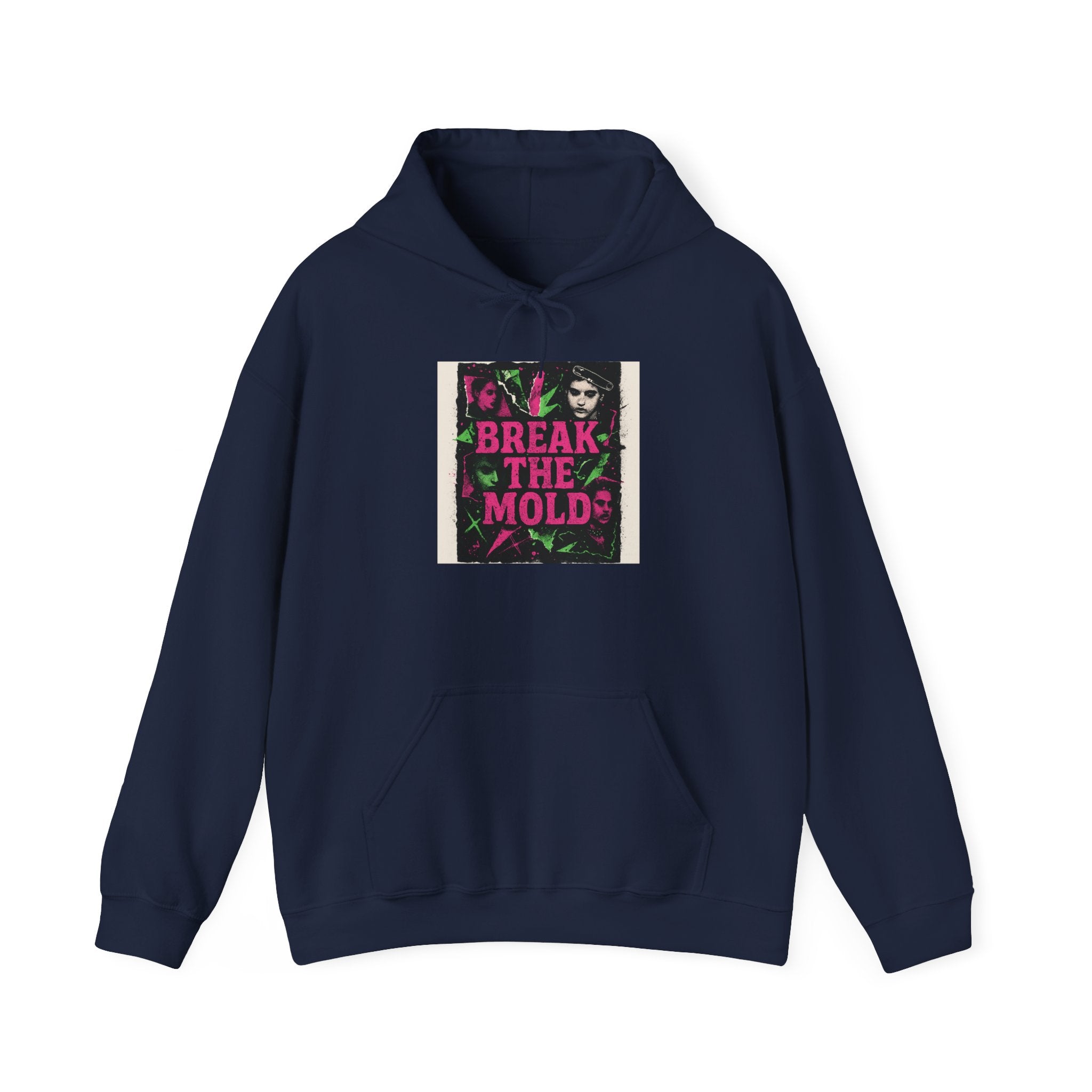 Break the Mold Hoodie — Bold Feminist Graphic Pullover