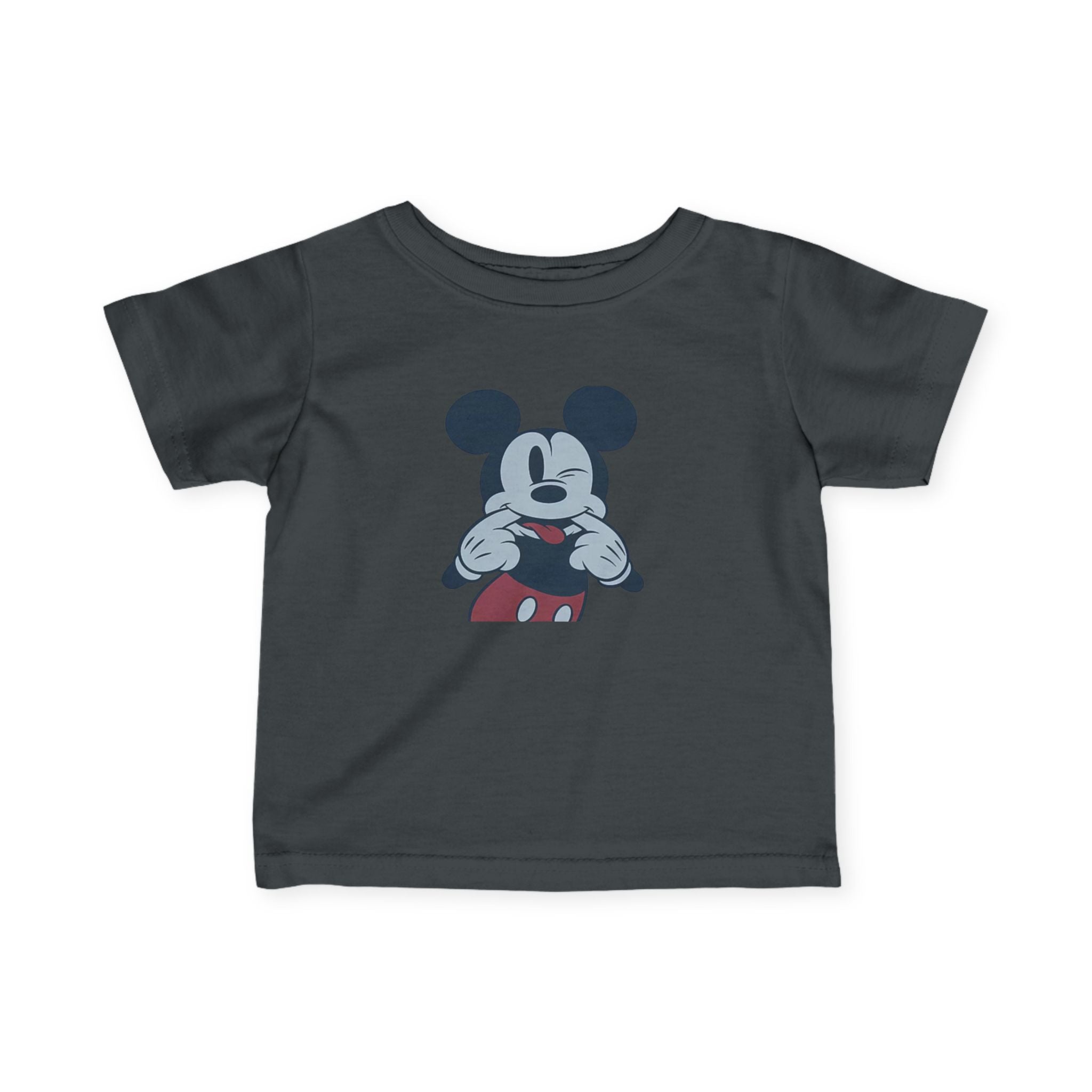 Infant Tee — Vintage Cartoon Mouse Face Baby Shirt