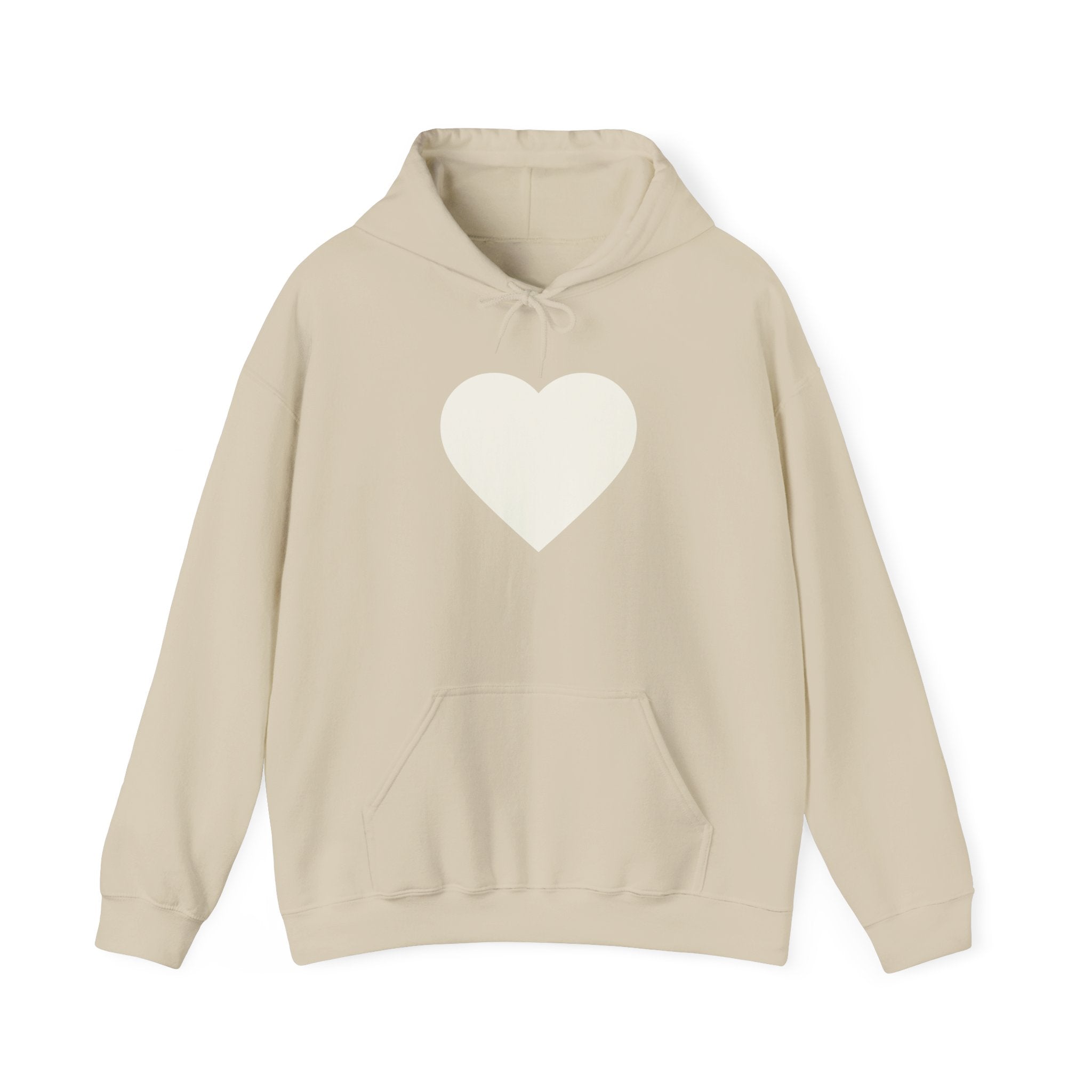 Love Me Heart Hoodie – Black Graphic Heart Pullover