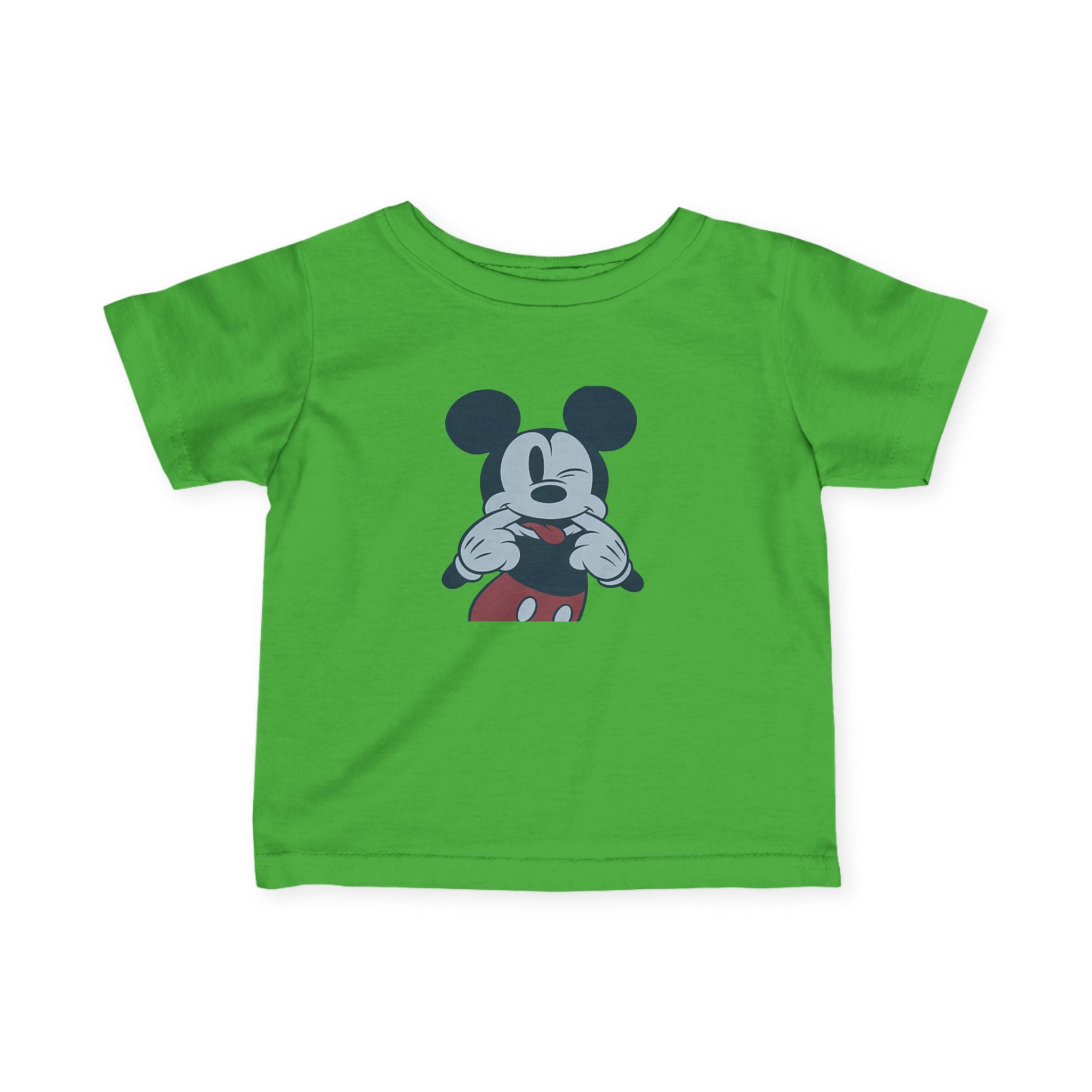 Infant Tee — Vintage Cartoon Mouse Face Baby Shirt