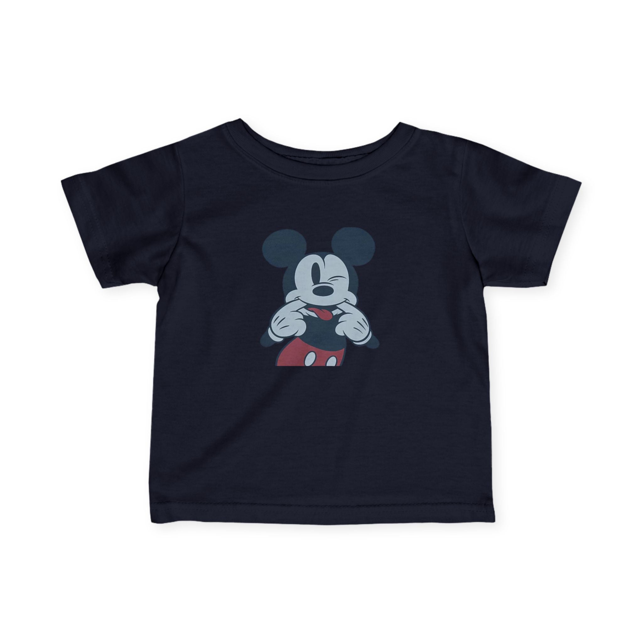 Infant Tee — Vintage Cartoon Mouse Face Baby Shirt