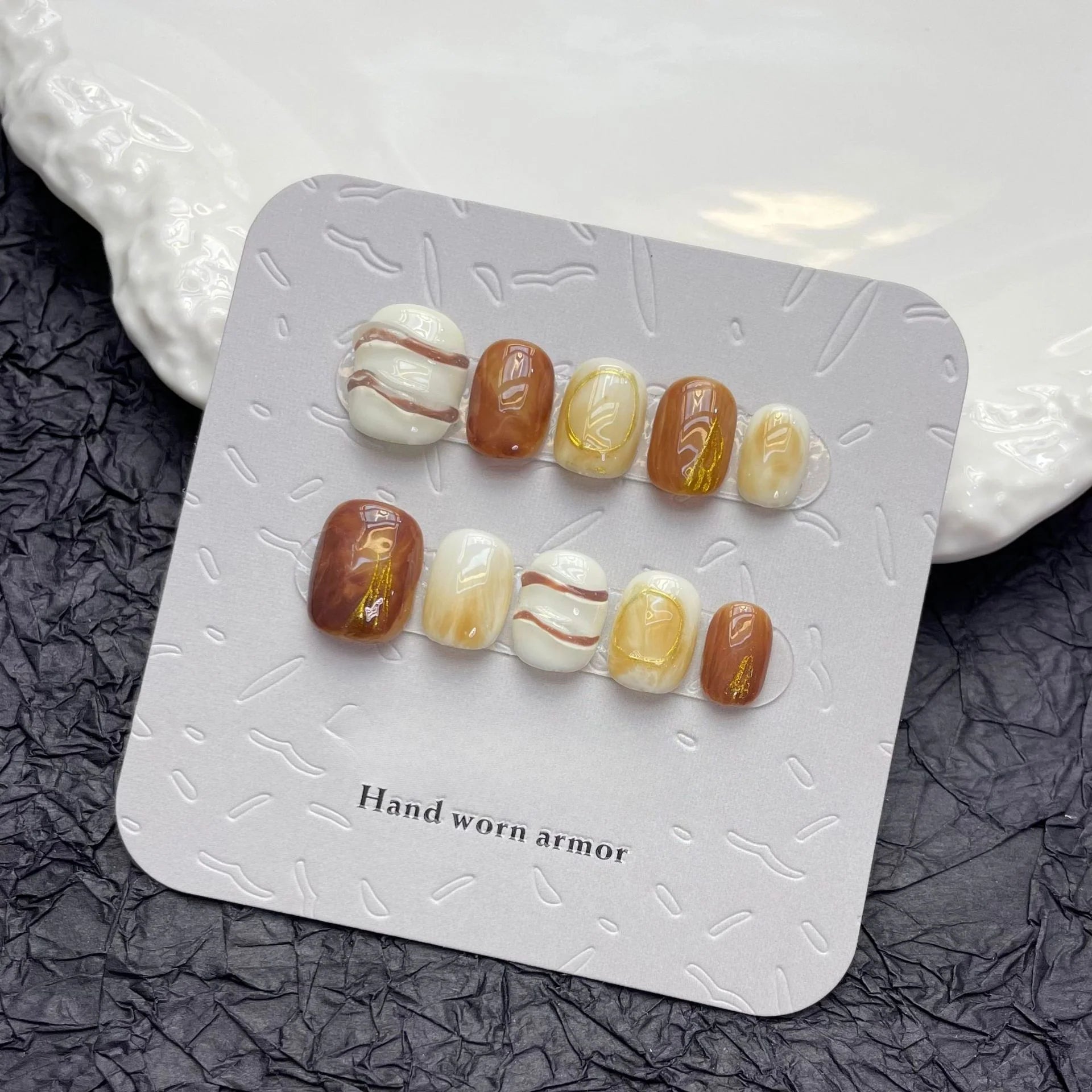 0938- Handmade press on nails fake nails removable