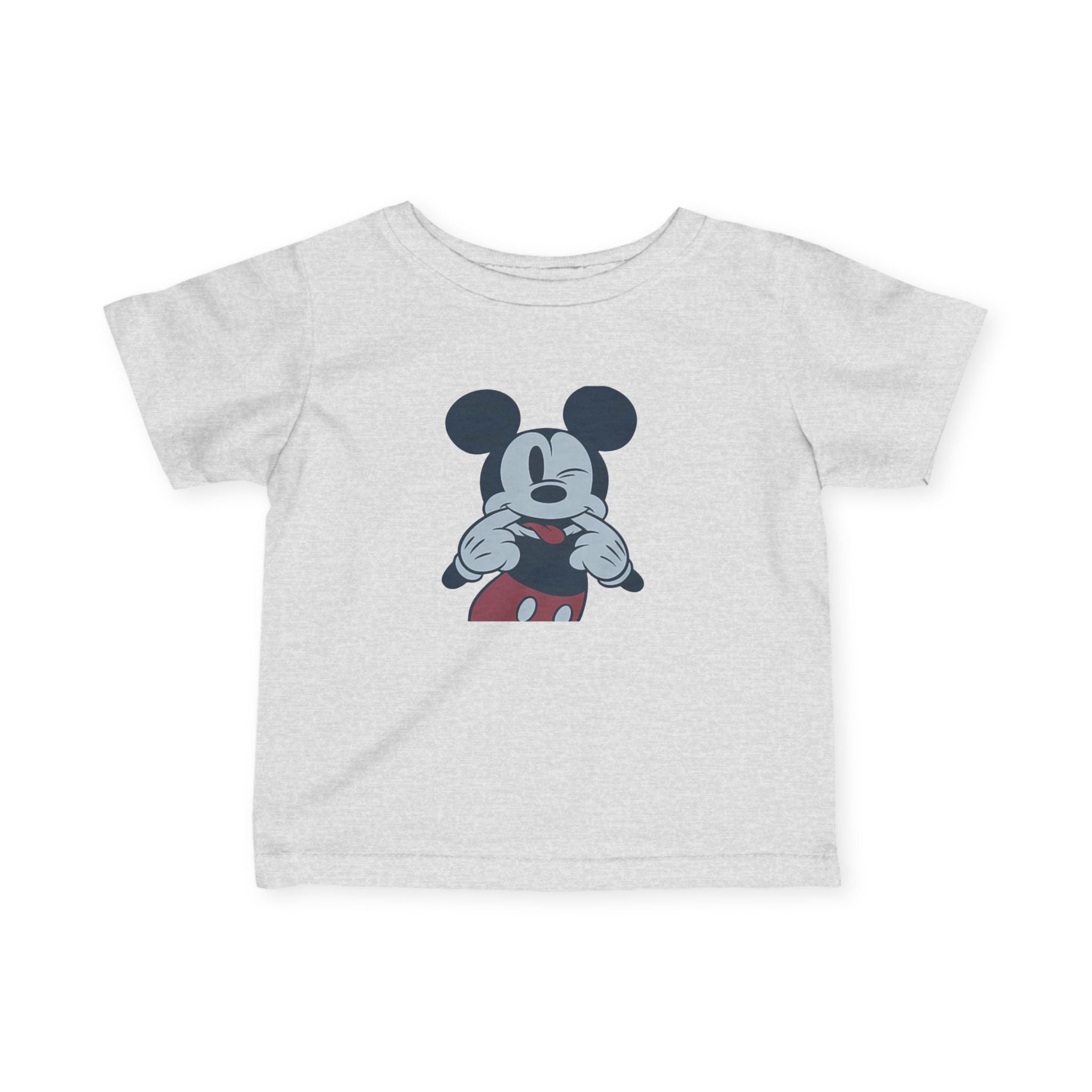 Infant Tee — Vintage Cartoon Mouse Face Baby Shirt