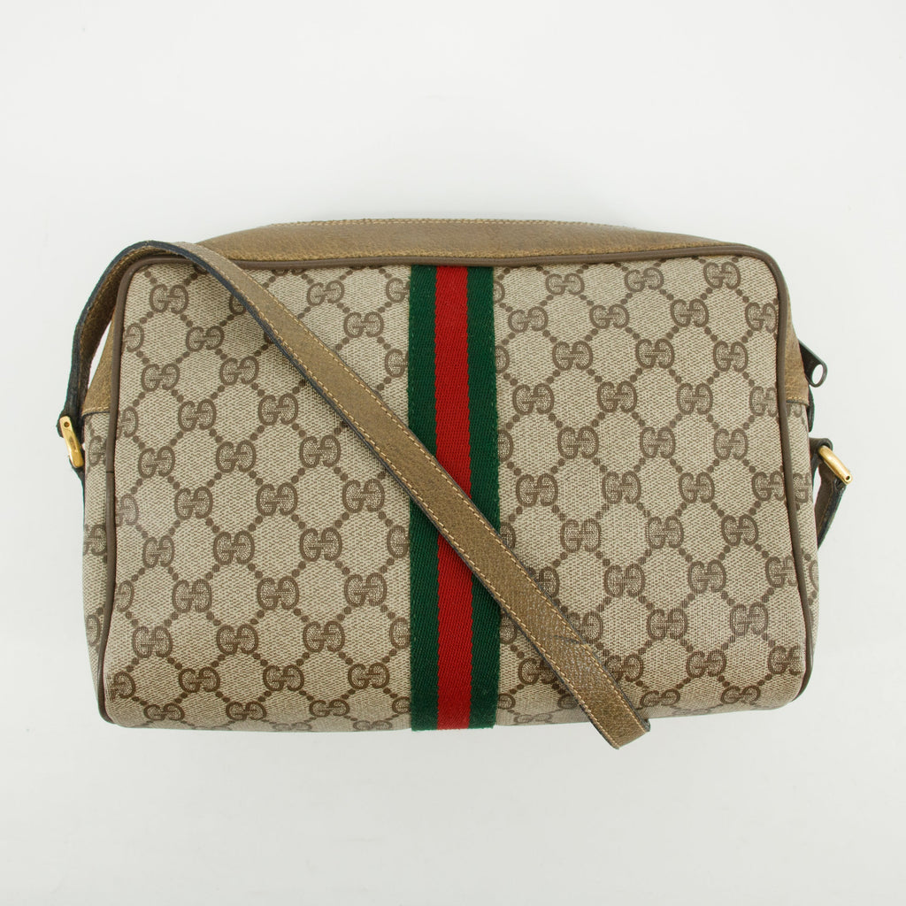 Gucci GG Canvas Coated Supreme Sherrly Line Shoulder Bag #2966