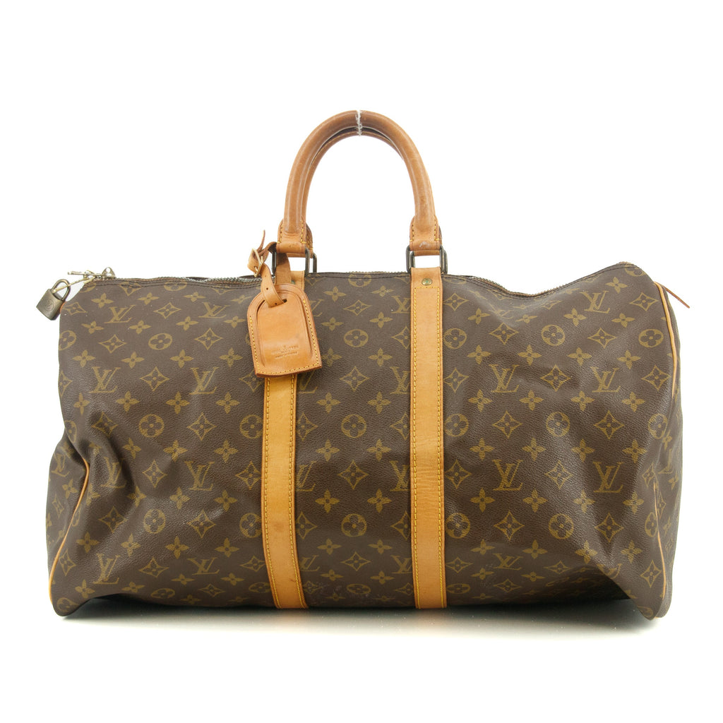 Louis Vuitton Monogram Keepall 50 Boston Bag #3203