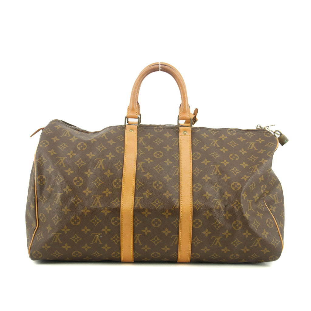 Louis Vuitton Monogram Keepall 50 Boston Bag #3203