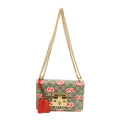 Gucci GG Beige Supreme Canvas Coated Apples Shoulder Bag  #3407