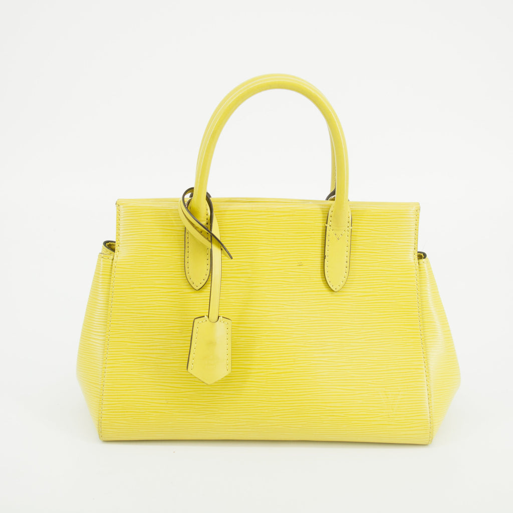 Louis Vuitton Pistache Yellow Epi Leather Marly BB Shoulder Bag #3410