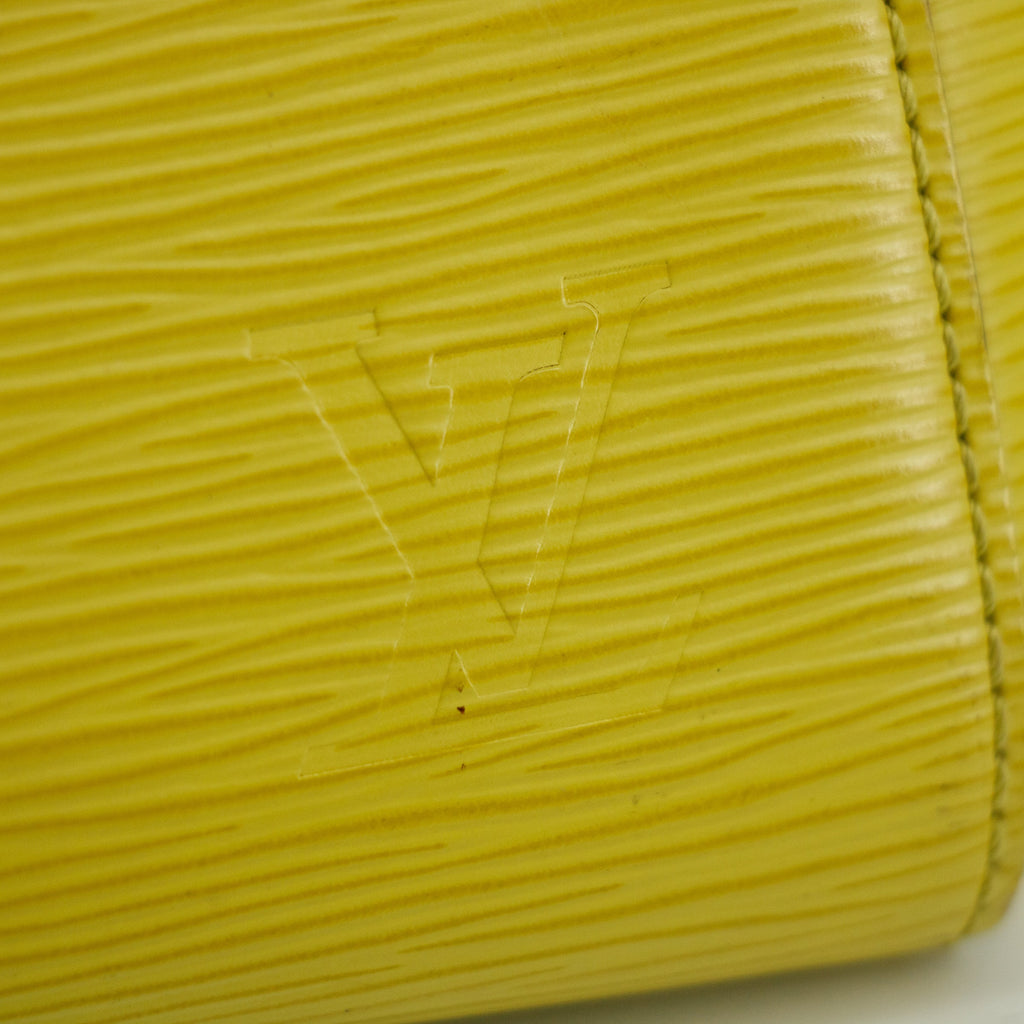 Louis Vuitton Pistache Yellow Epi Leather Marly BB Shoulder Bag #3410