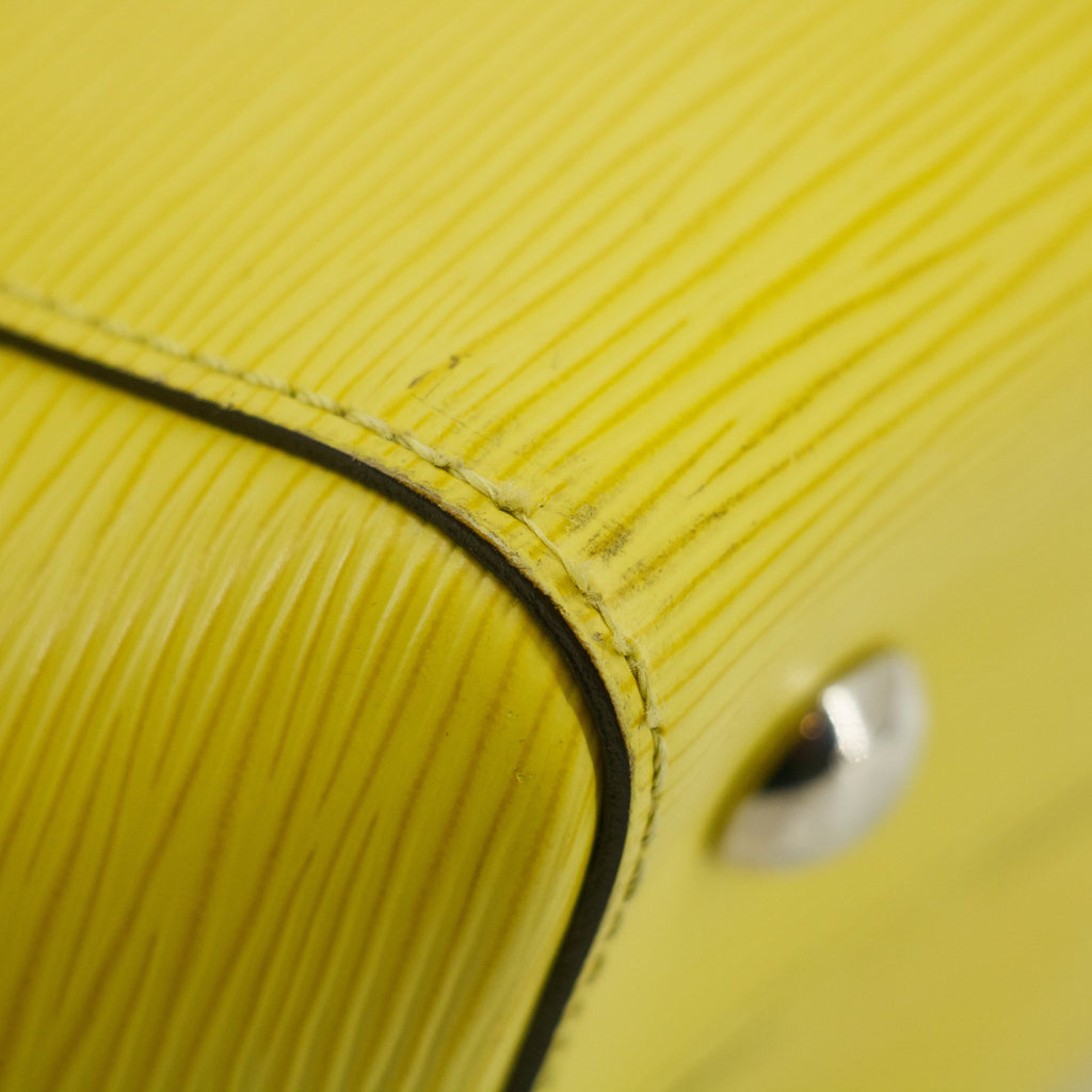 Louis Vuitton Pistache Yellow Epi Leather Marly BB Shoulder Bag #3410