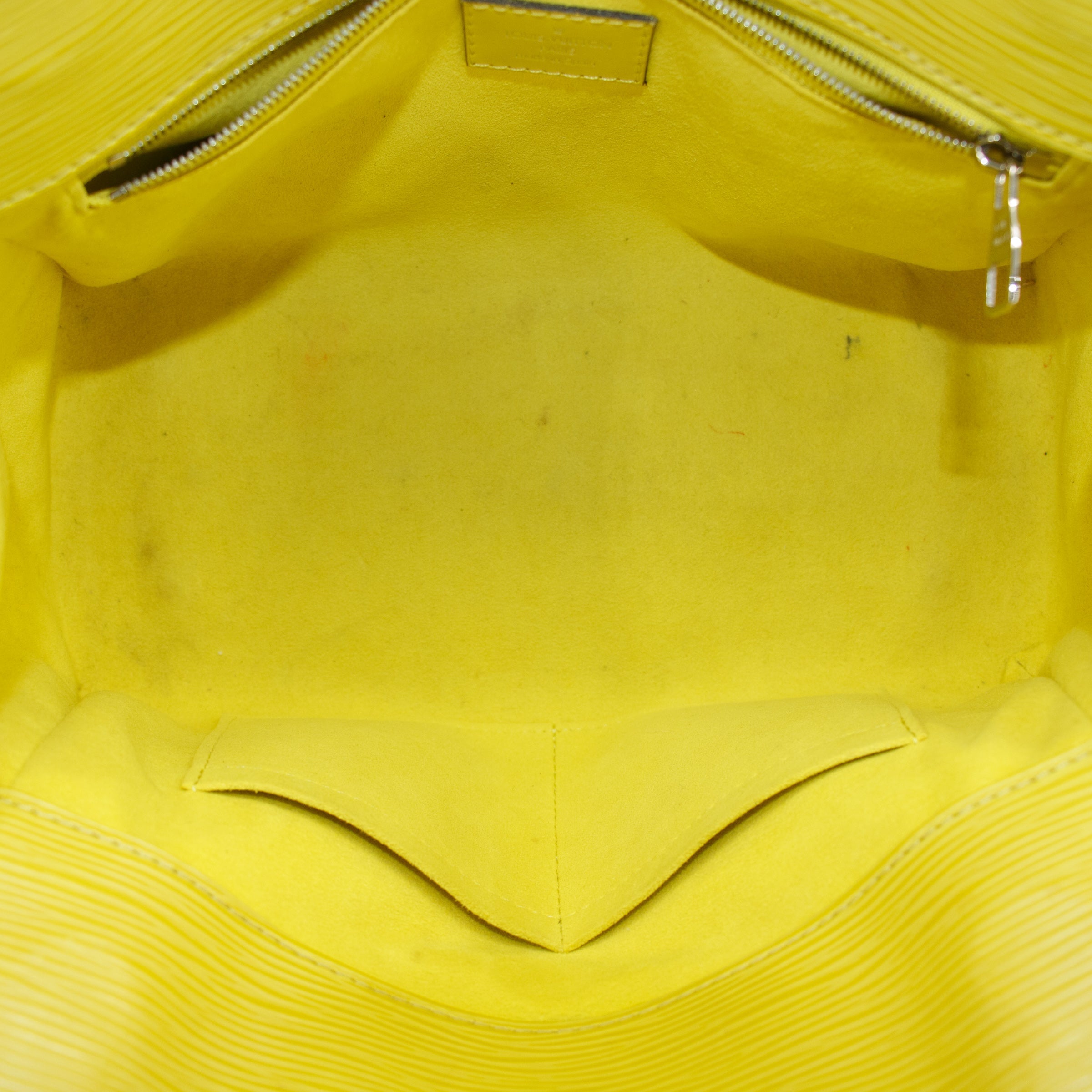 Louis Vuitton Pistache Yellow Epi Leather Marly BB Shoulder Bag #3410