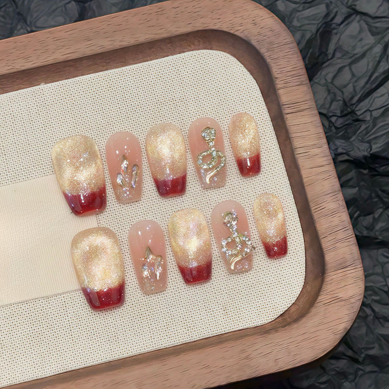 0937- Handmade press on nails fake nails removable