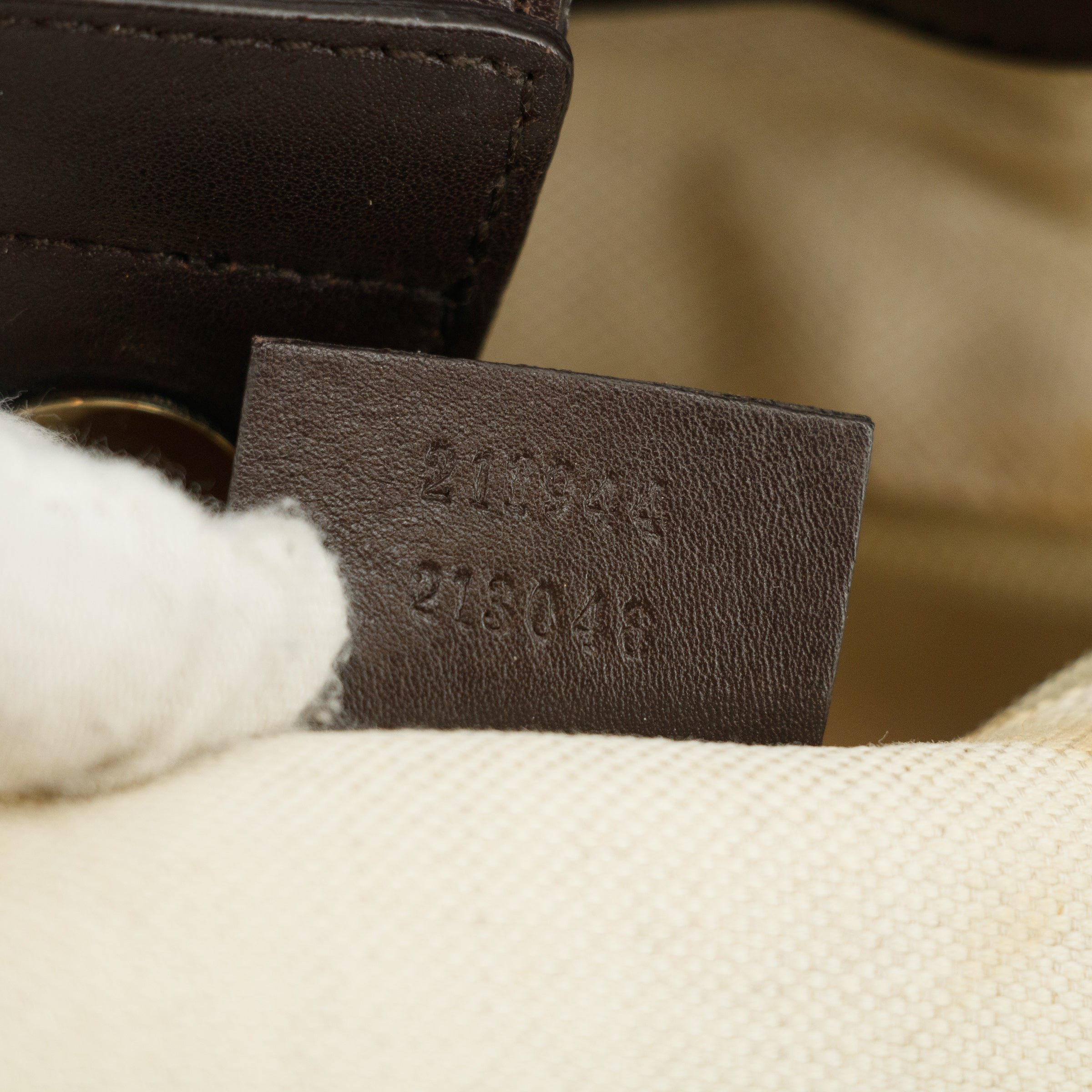 Gucci GG Guccisima Brown Interlocking GG Sukey Handbag #3558