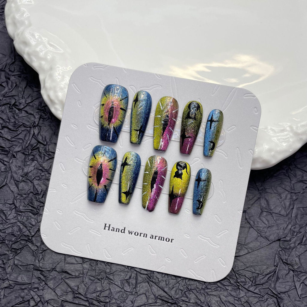 1024- Handmade press on nails fake nails removable