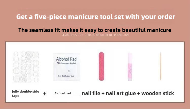 1040- Handmade press on nails fake nails removable