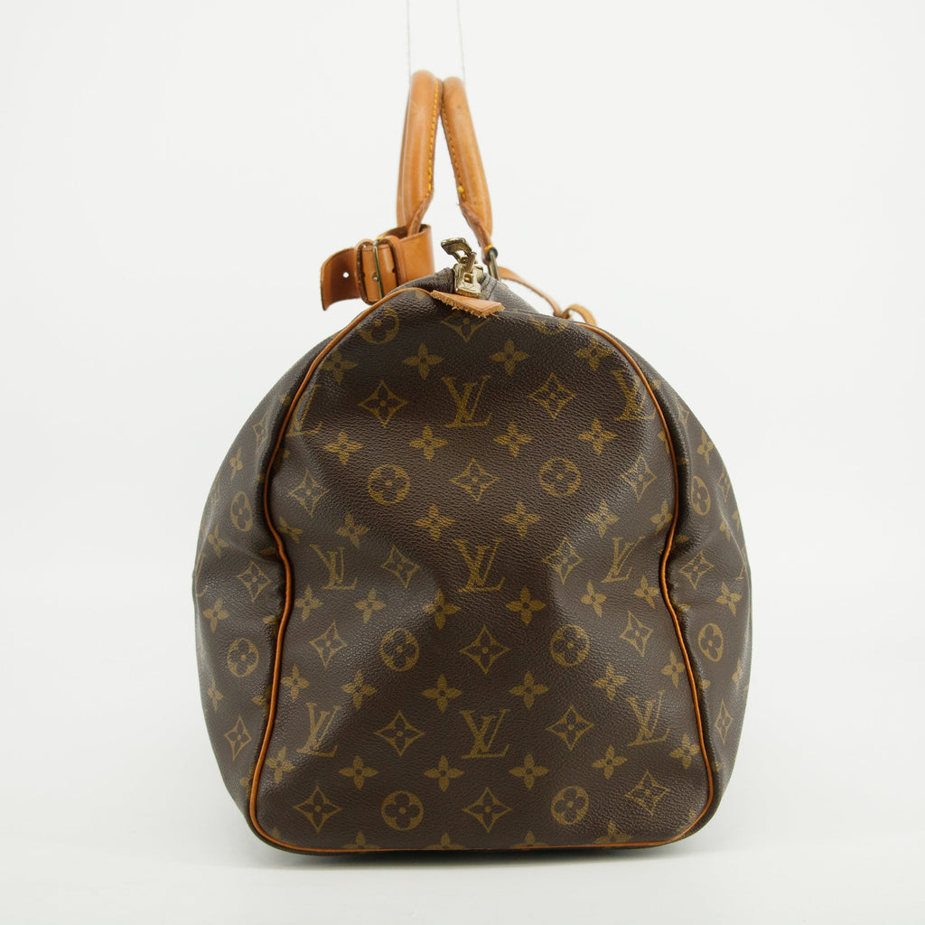 Louis Vuitton Monogram Canvas Brown Keepall 50 Boston Bag #3776