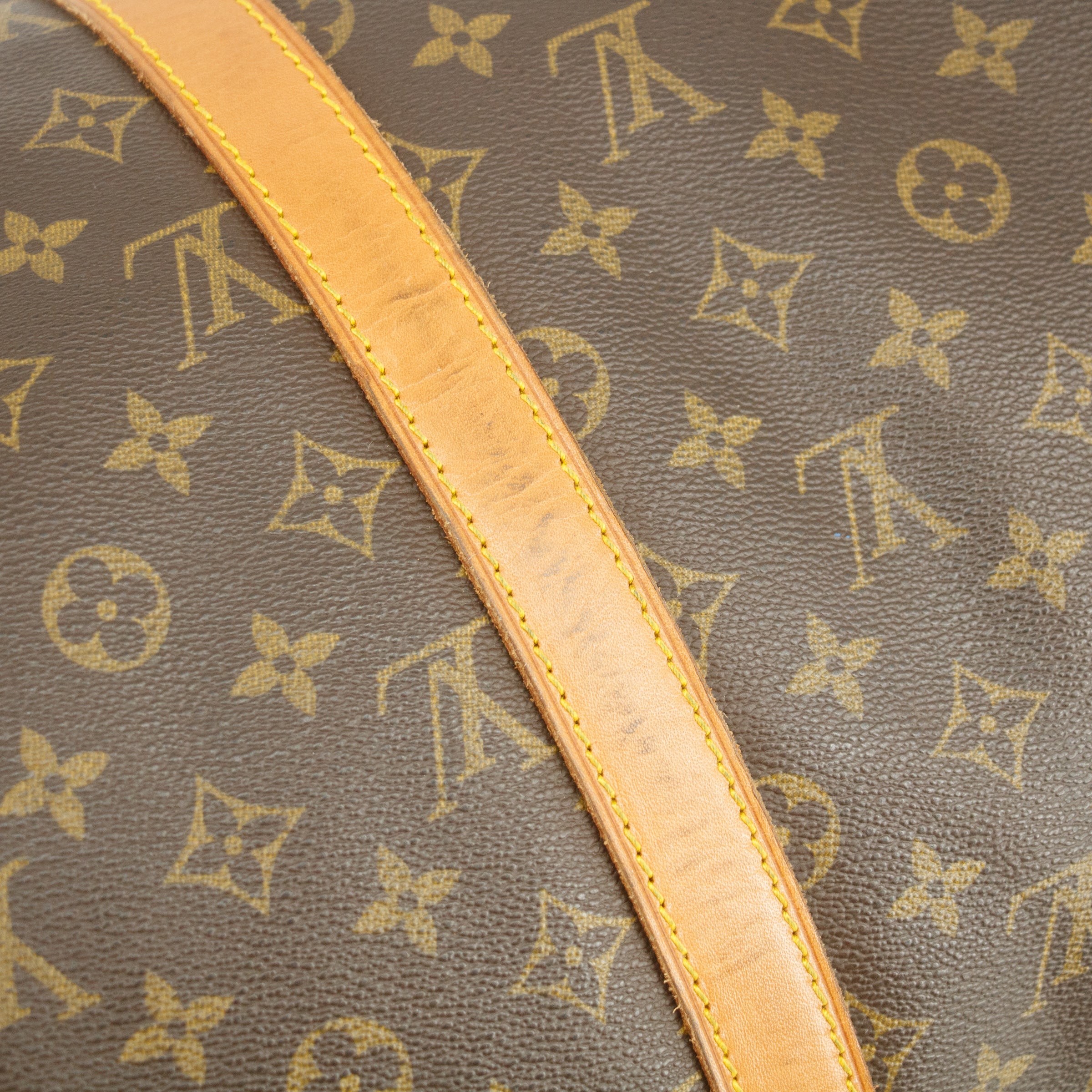 Louis Vuitton Monogram Canvas Brown Keepall 50 Boston Bag #3776