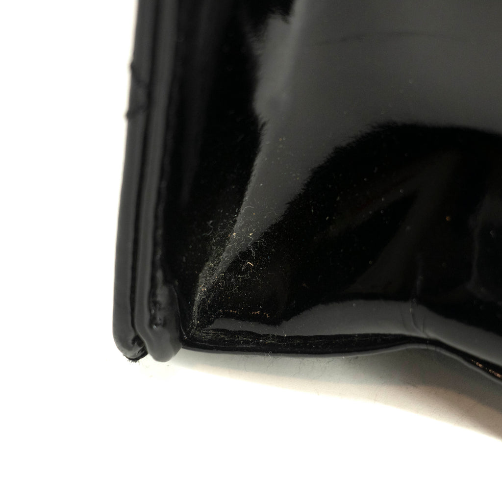 Chanel CC Cocomark Quilted Patent Handle Tote Bag #3982