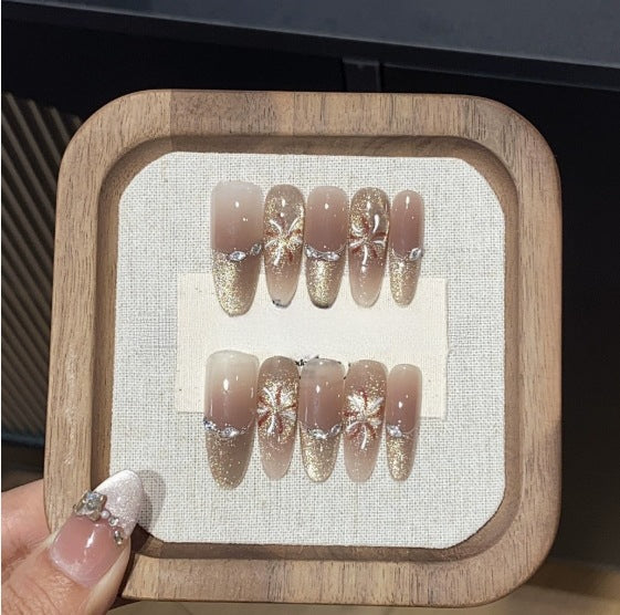 1034- Handmade press on nails fake nails removable