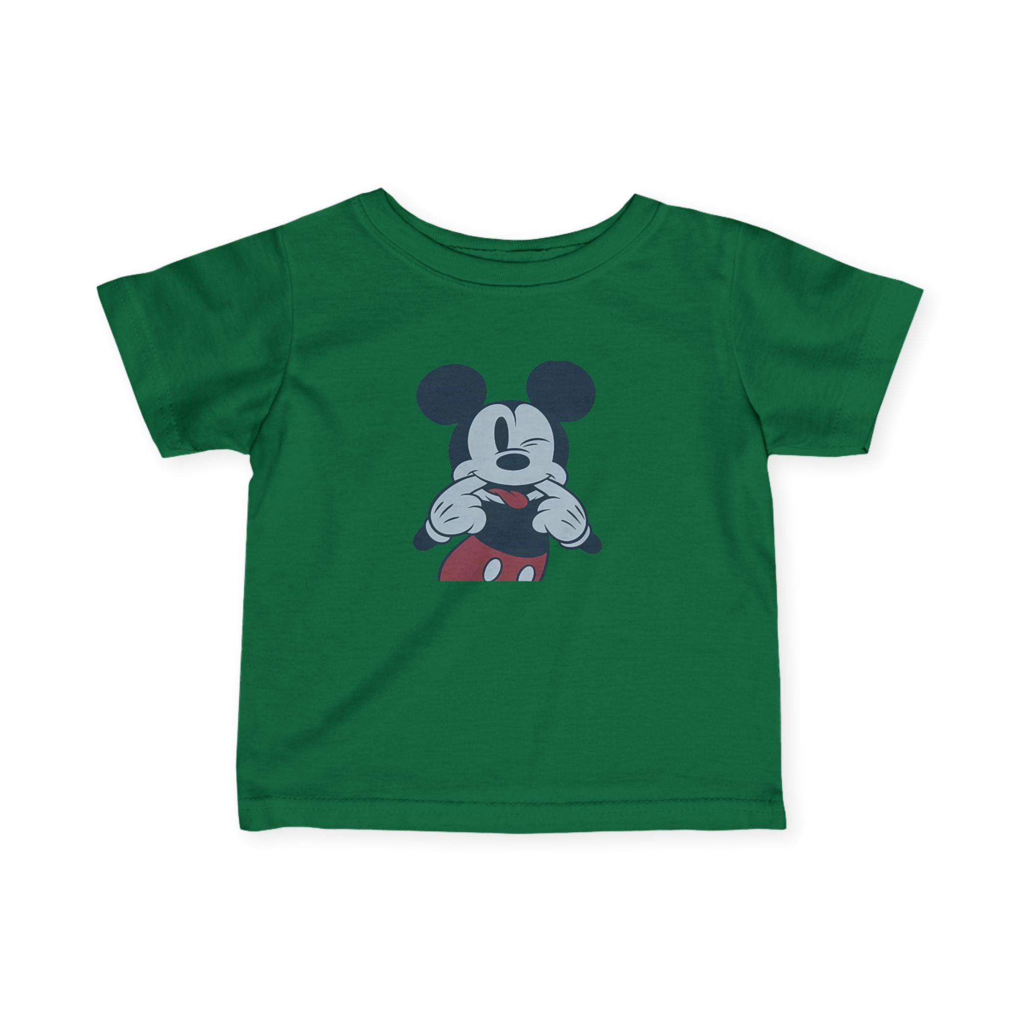 Infant Tee — Vintage Cartoon Mouse Face Baby Shirt
