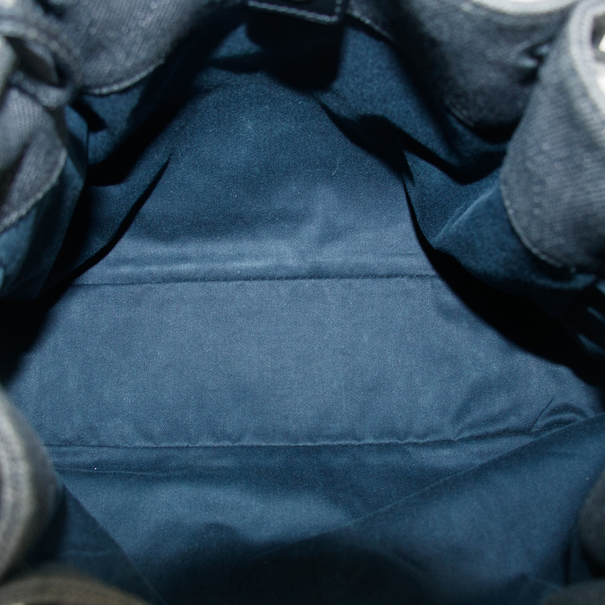 Gucci Black GG Canvas x Leather Tote Bag w/ Pouch #4623