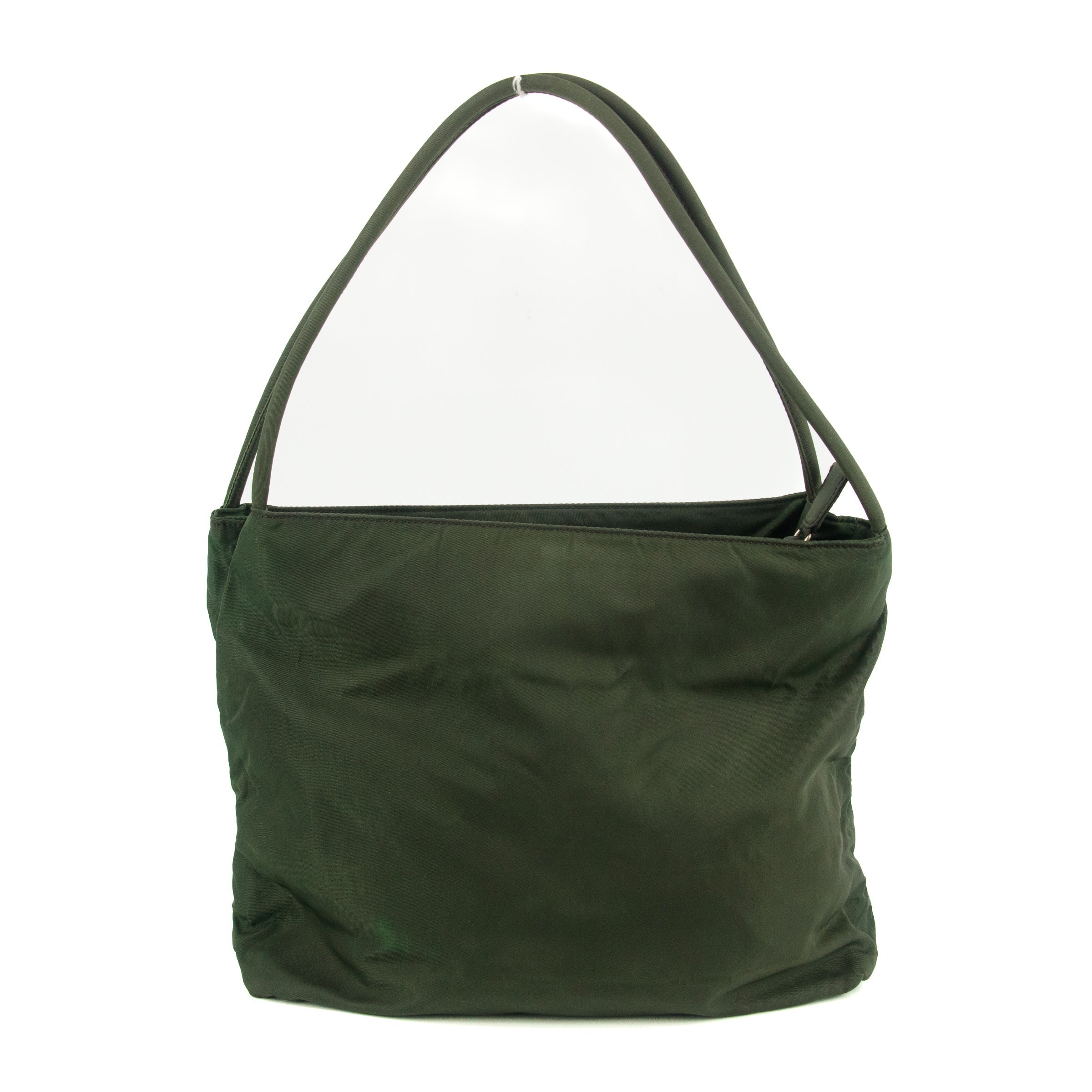 Prada Khaki Tessuto Nylon Tote Bag #4624