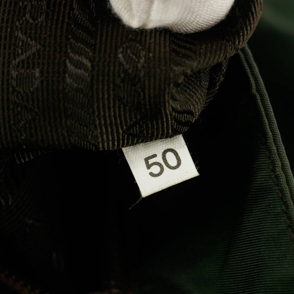 Prada Khaki Tessuto Nylon Tote Bag #4624