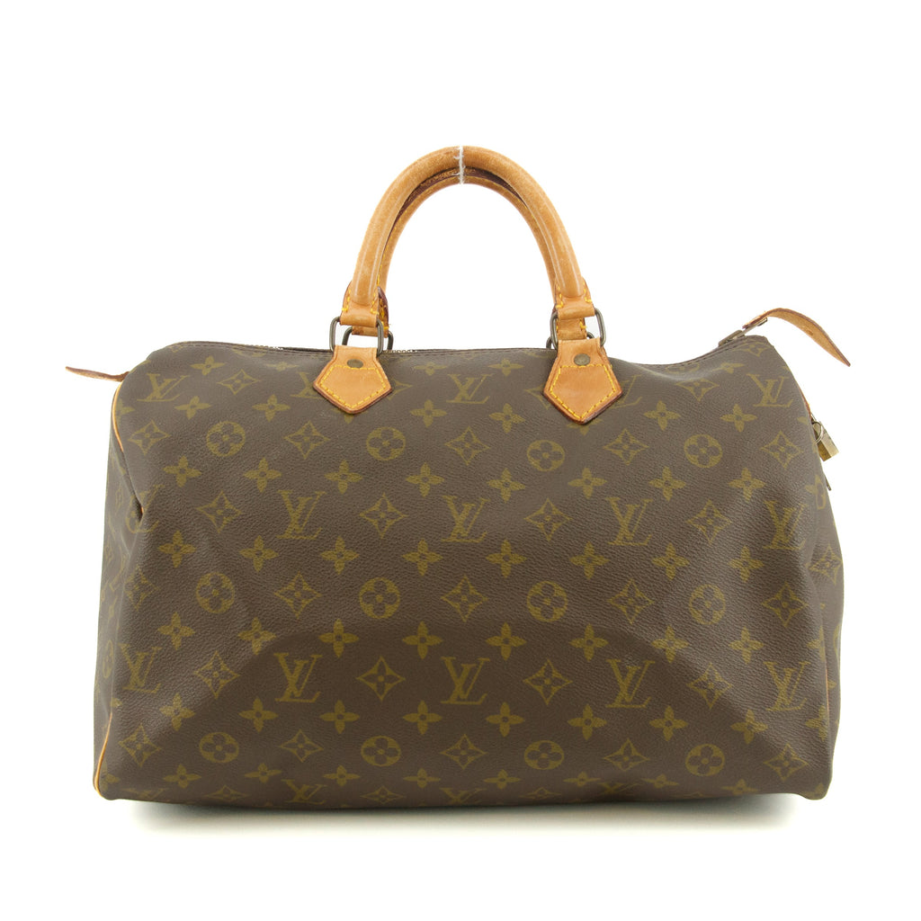 Louis Vuitton Monogram Canvas Speedy 35 Handbag #4627