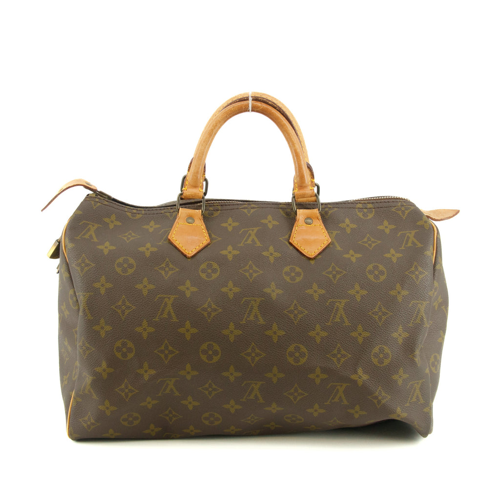 Louis Vuitton Monogram Canvas Speedy 35 Handbag #4627