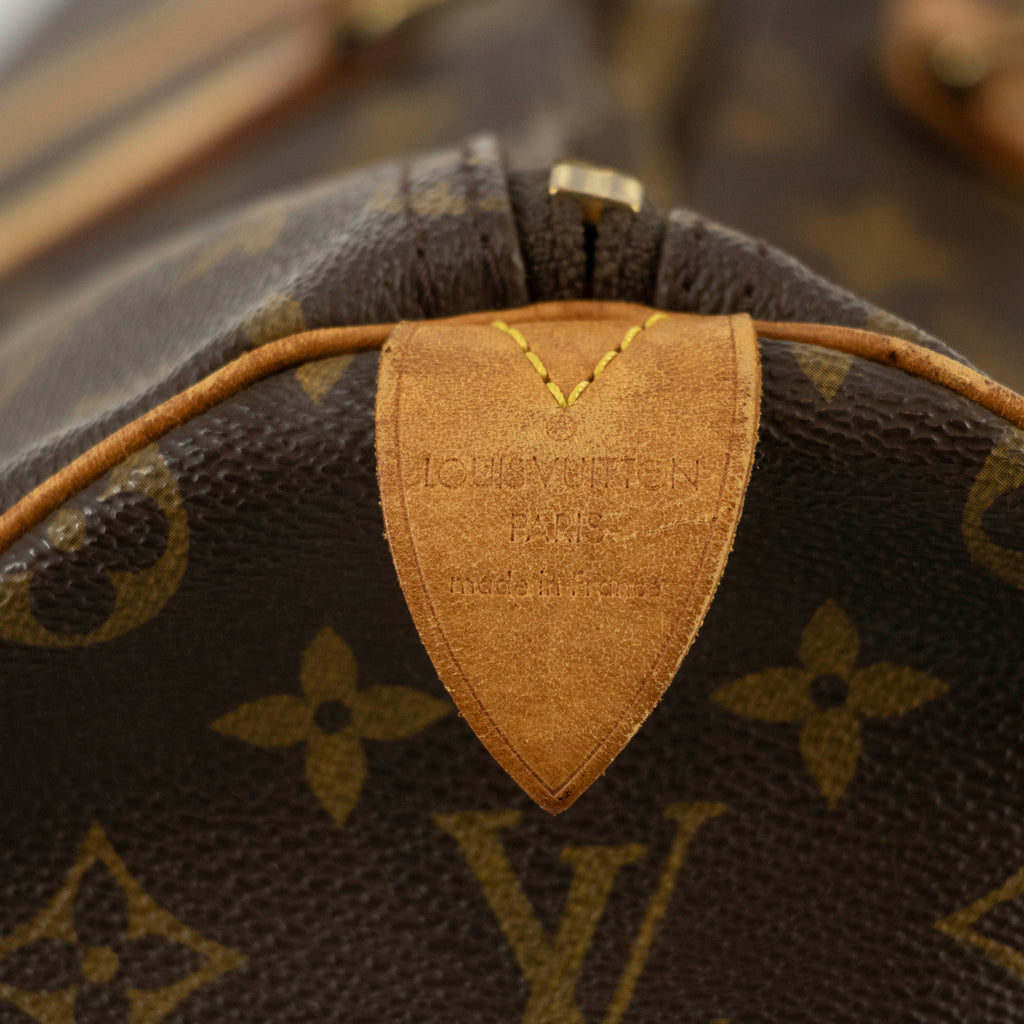 Louis Vuitton Monogram Canvas Brown Keepall 50 Boston Bag #4679