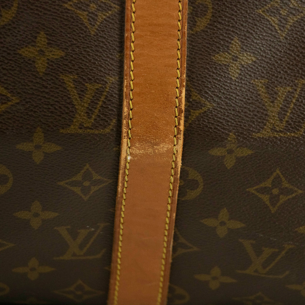 Louis Vuitton Monogram Canvas Brown Keepall 50 Boston Bag #4680