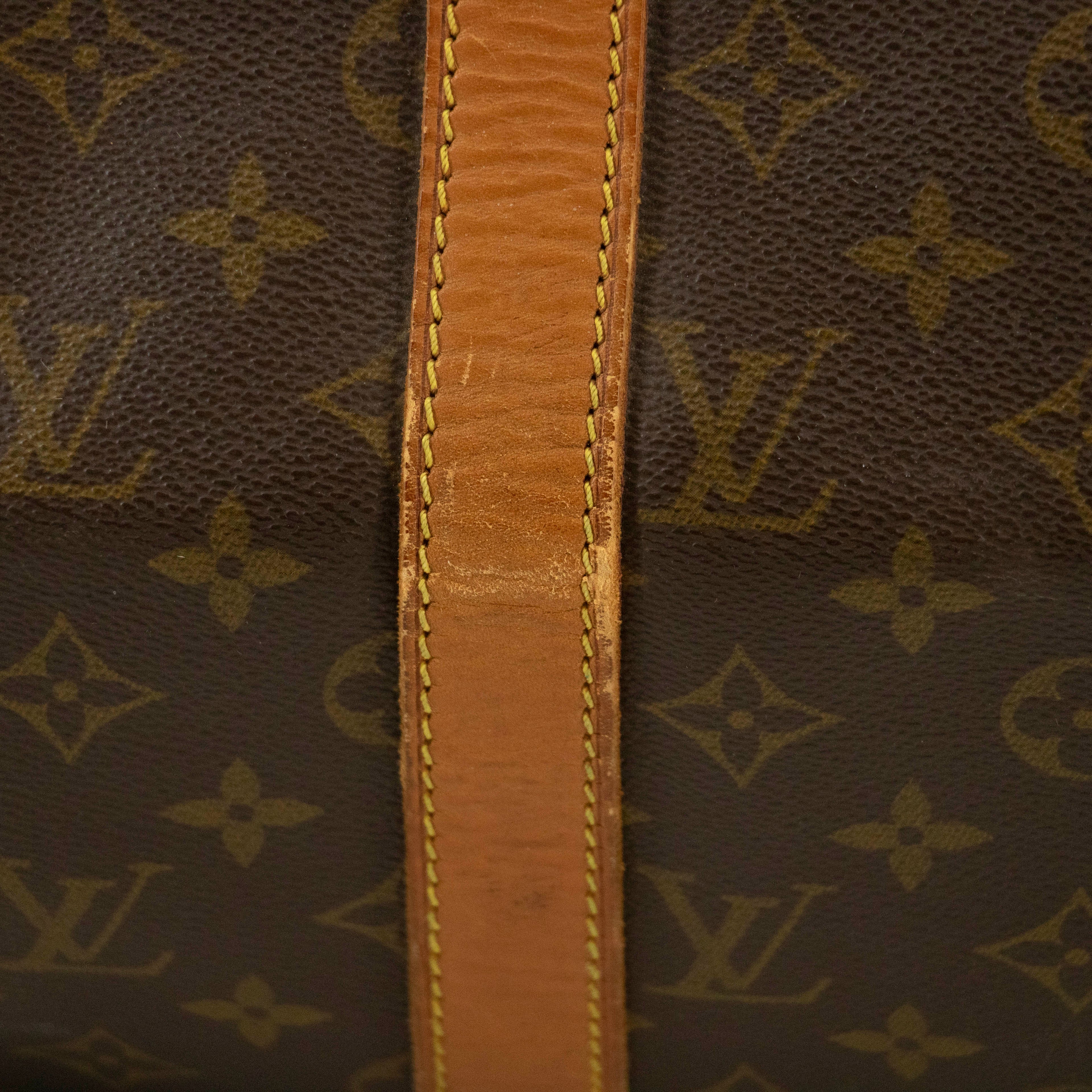 Louis Vuitton Monogram Canvas Brown Keepall 50 Boston Bag #4680