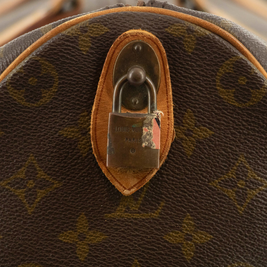 Louis Vuitton Monogram Canvas Brown Keepall 50 Boston Bag #4680
