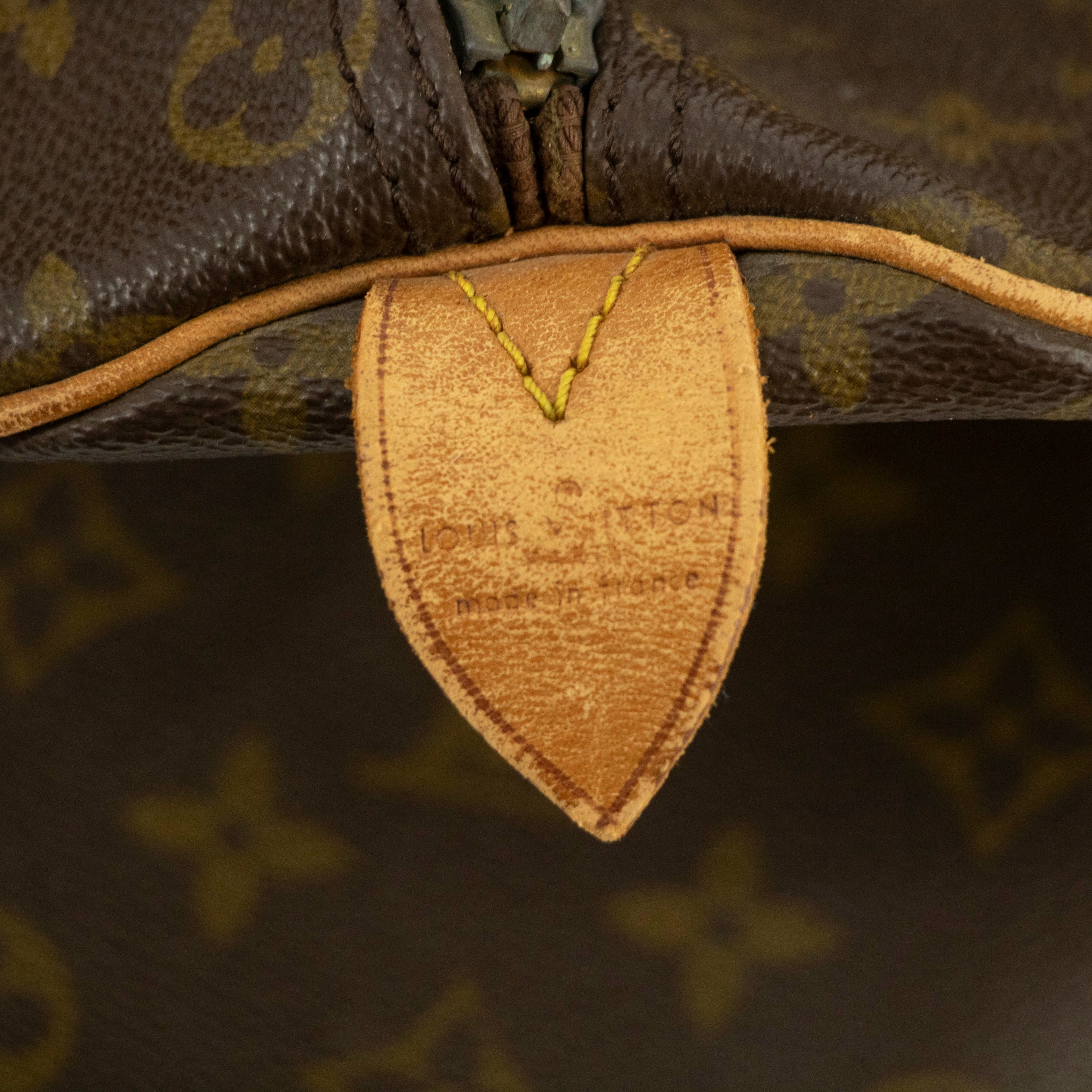 Louis Vuitton Monogram Canvas Brown Keepall 50 Boston Bag #4680