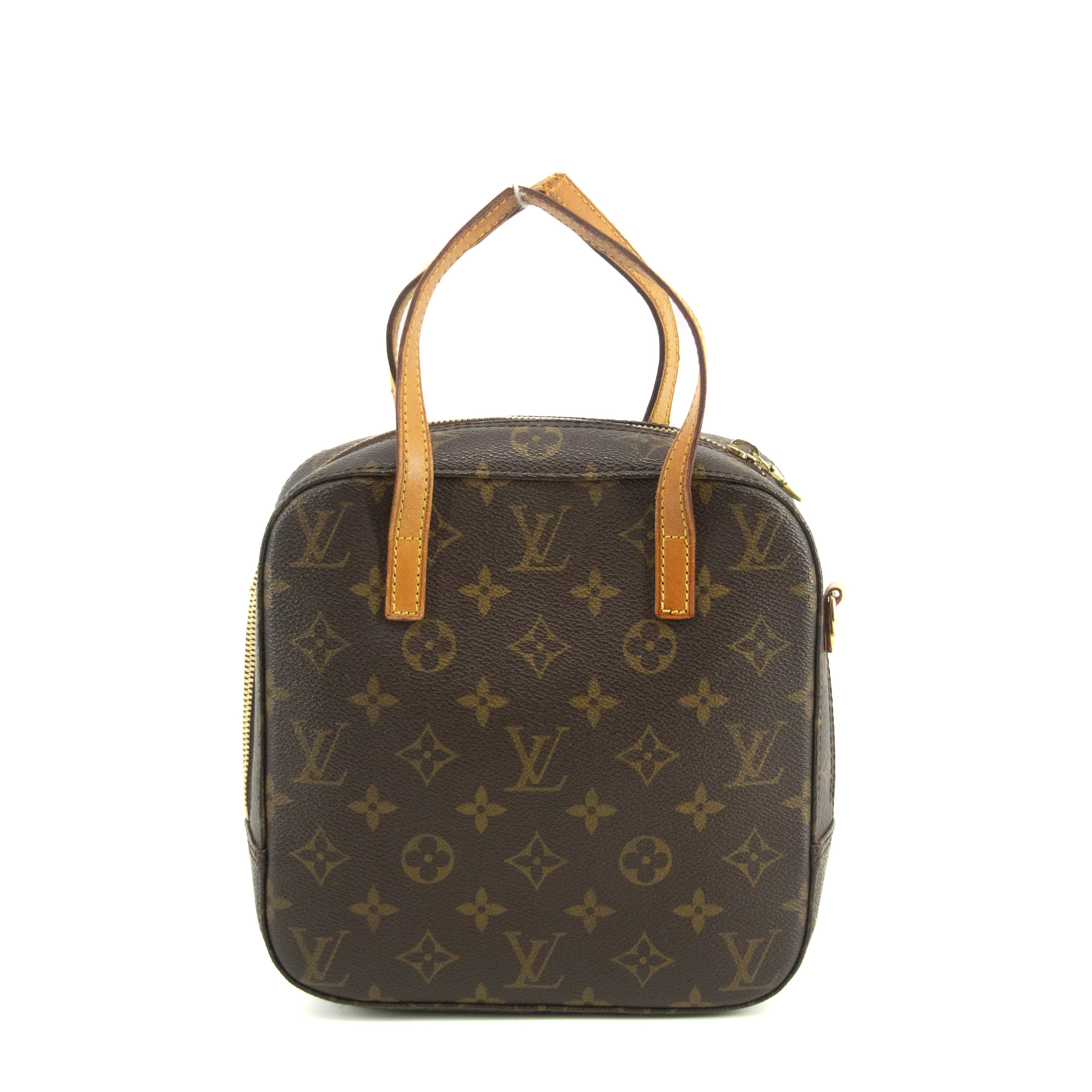 Louis Vuitton Monogram Canvas Brown Spontini Top Handle Tote Bag #4748