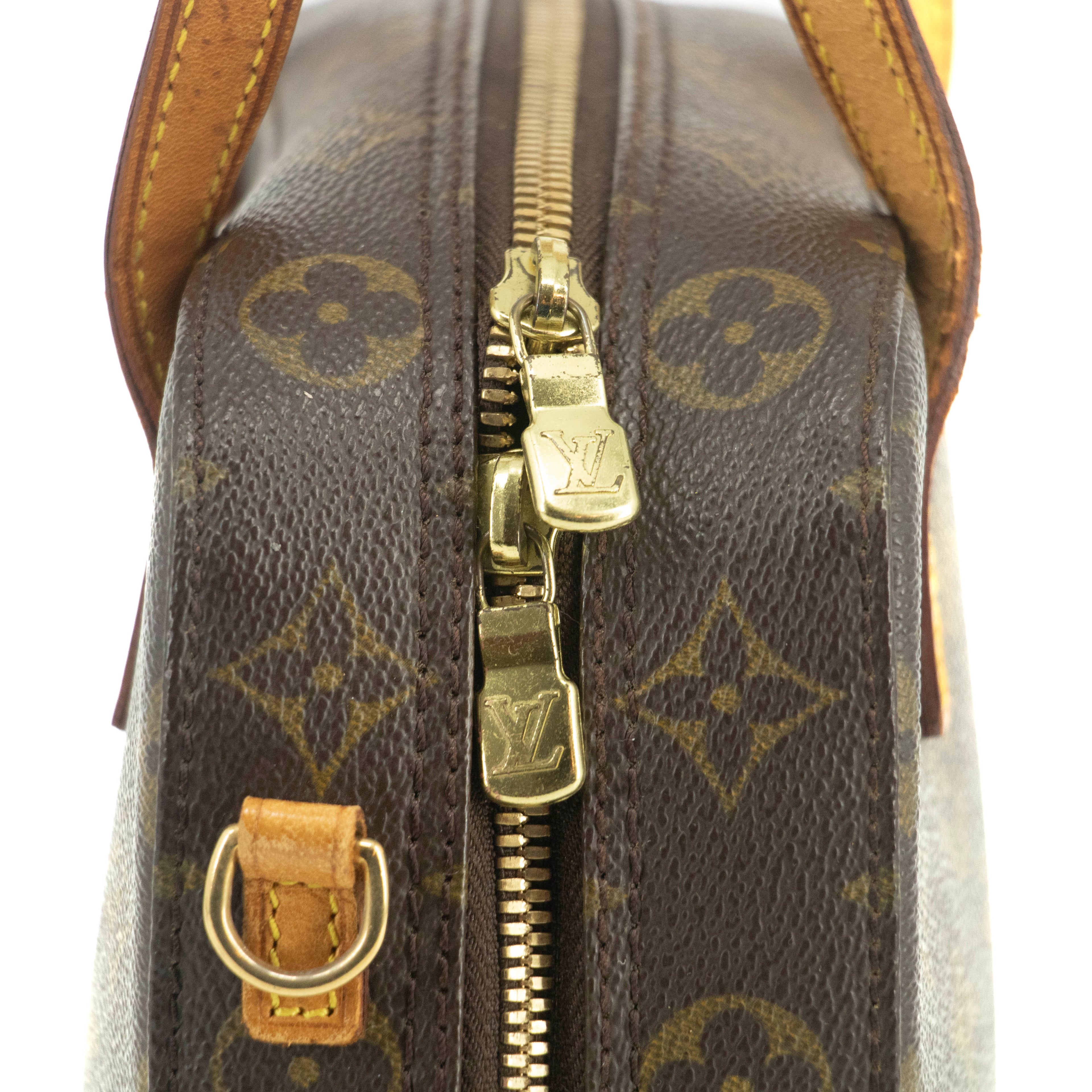 Louis Vuitton Monogram Canvas Brown Spontini Top Handle Tote Bag #4748