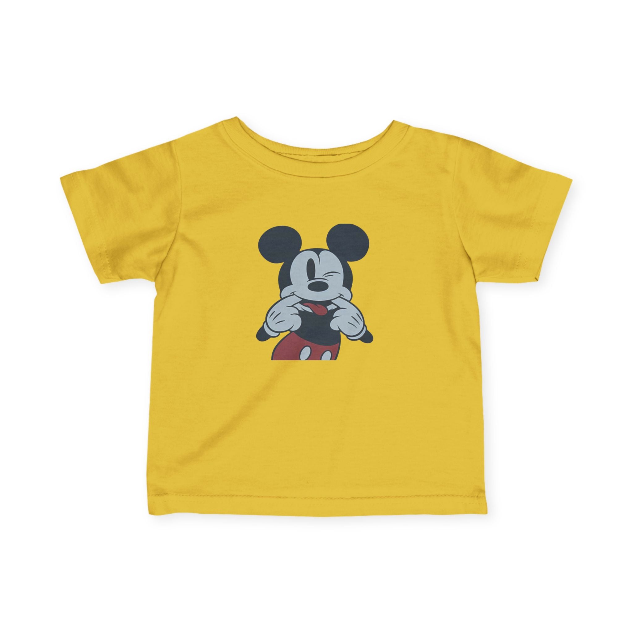 Infant Tee — Vintage Cartoon Mouse Face Baby Shirt