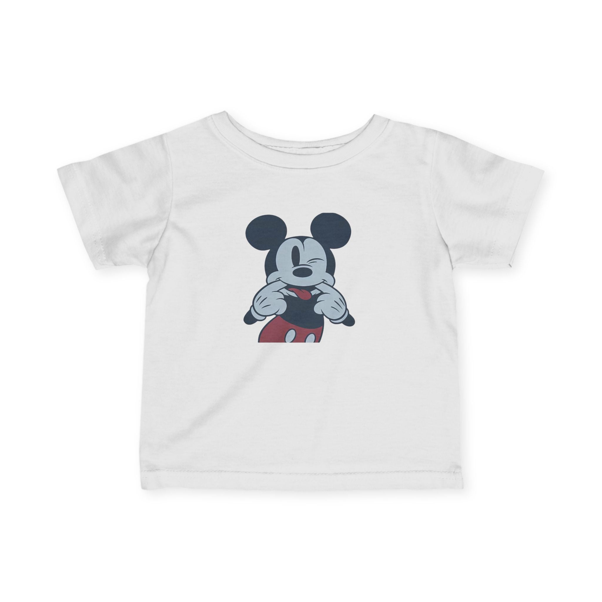 Infant Tee — Vintage Cartoon Mouse Face Baby Shirt