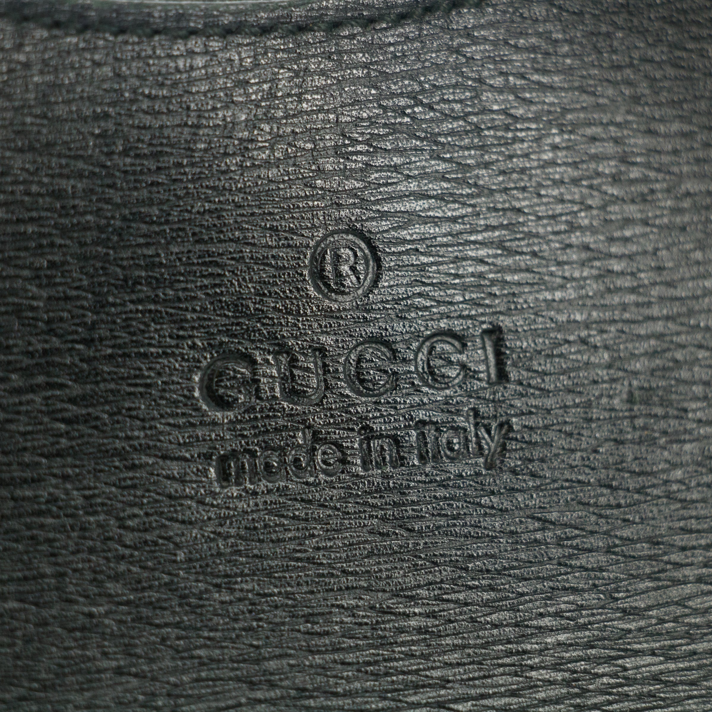 Guccci Bamboo Black Leather Shoulder Bag #5293