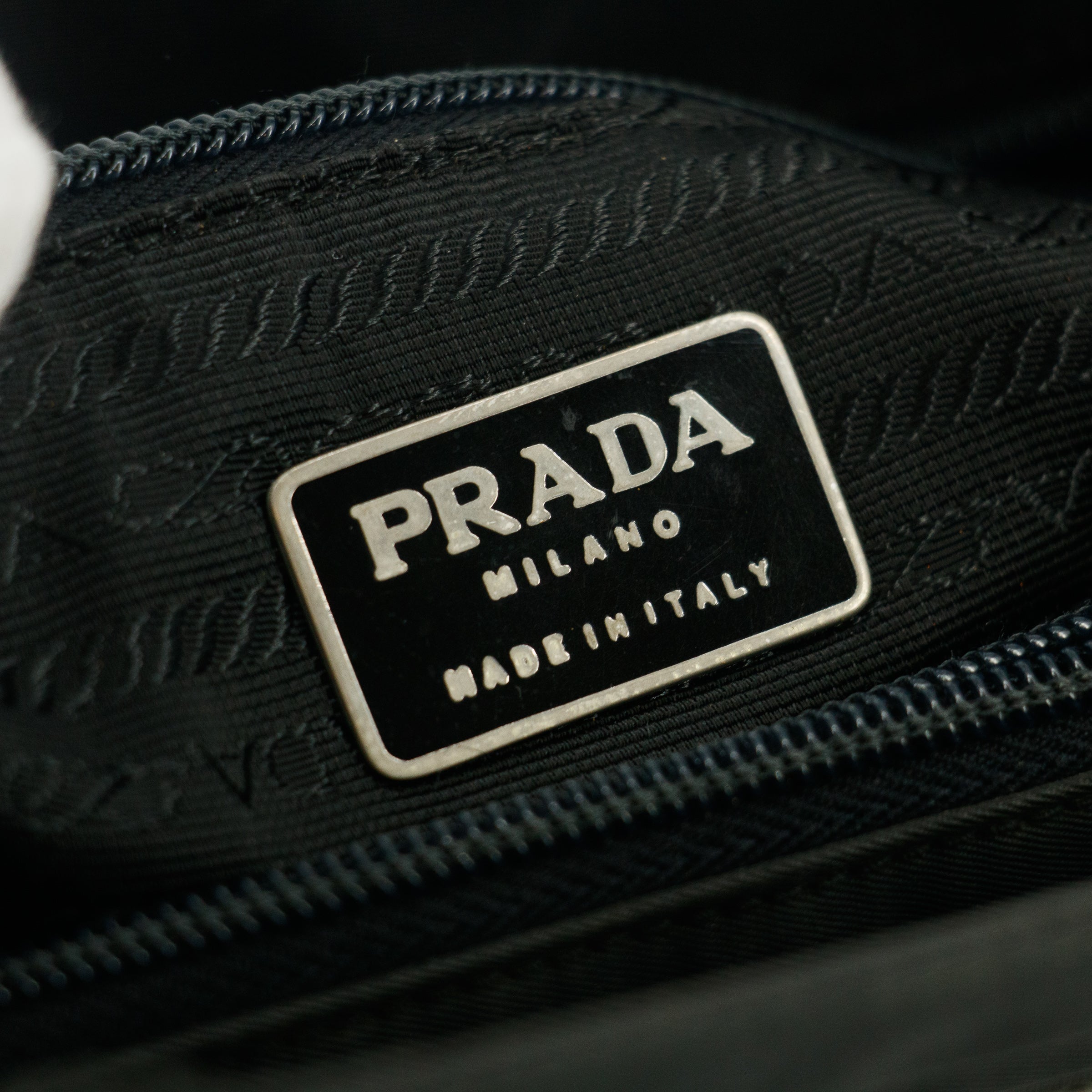 Prada Tessuto Nylon Black City Tote  #5296