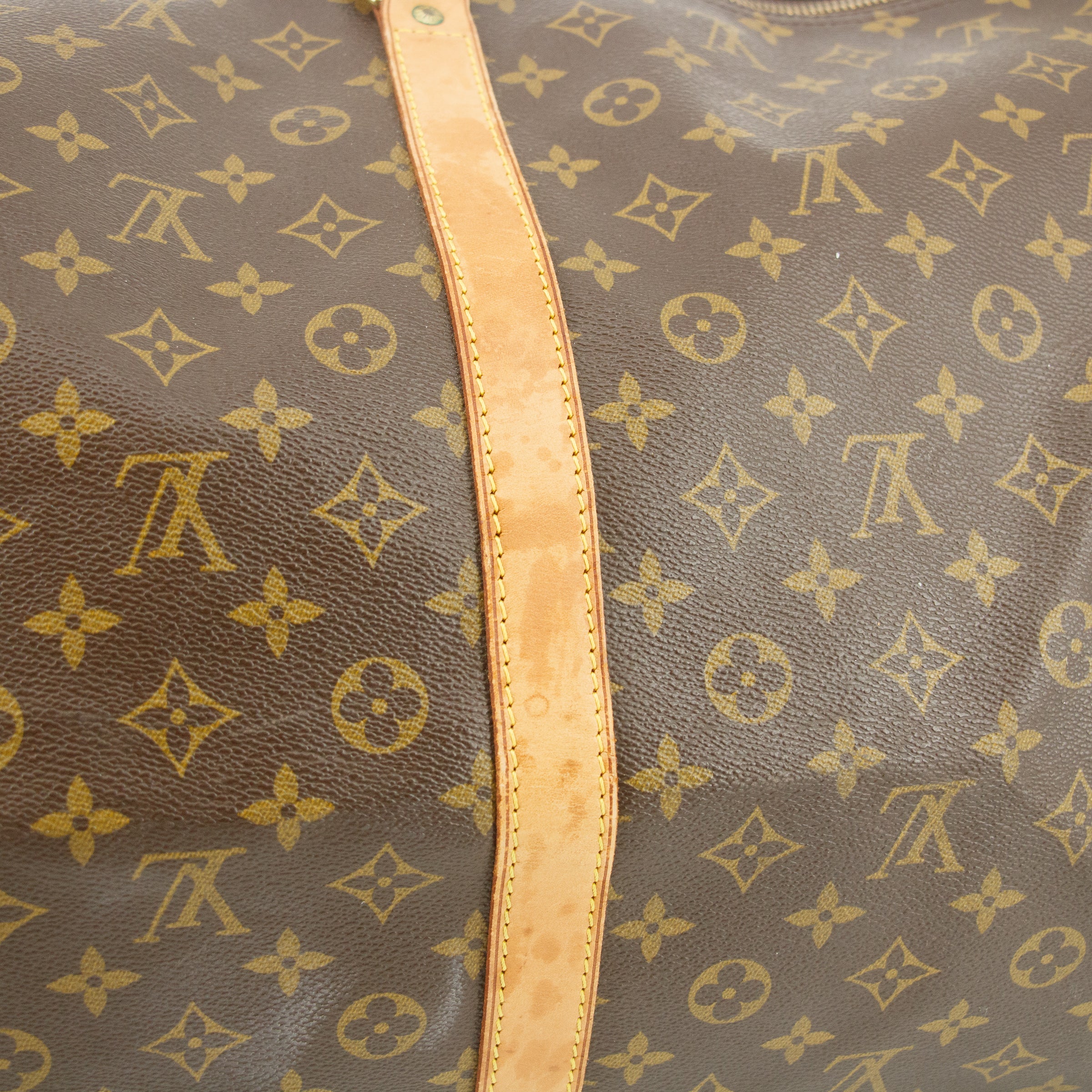 Louis Vuitton Monogram Canvas Brown Keepall 60 Boston Bag  #5347