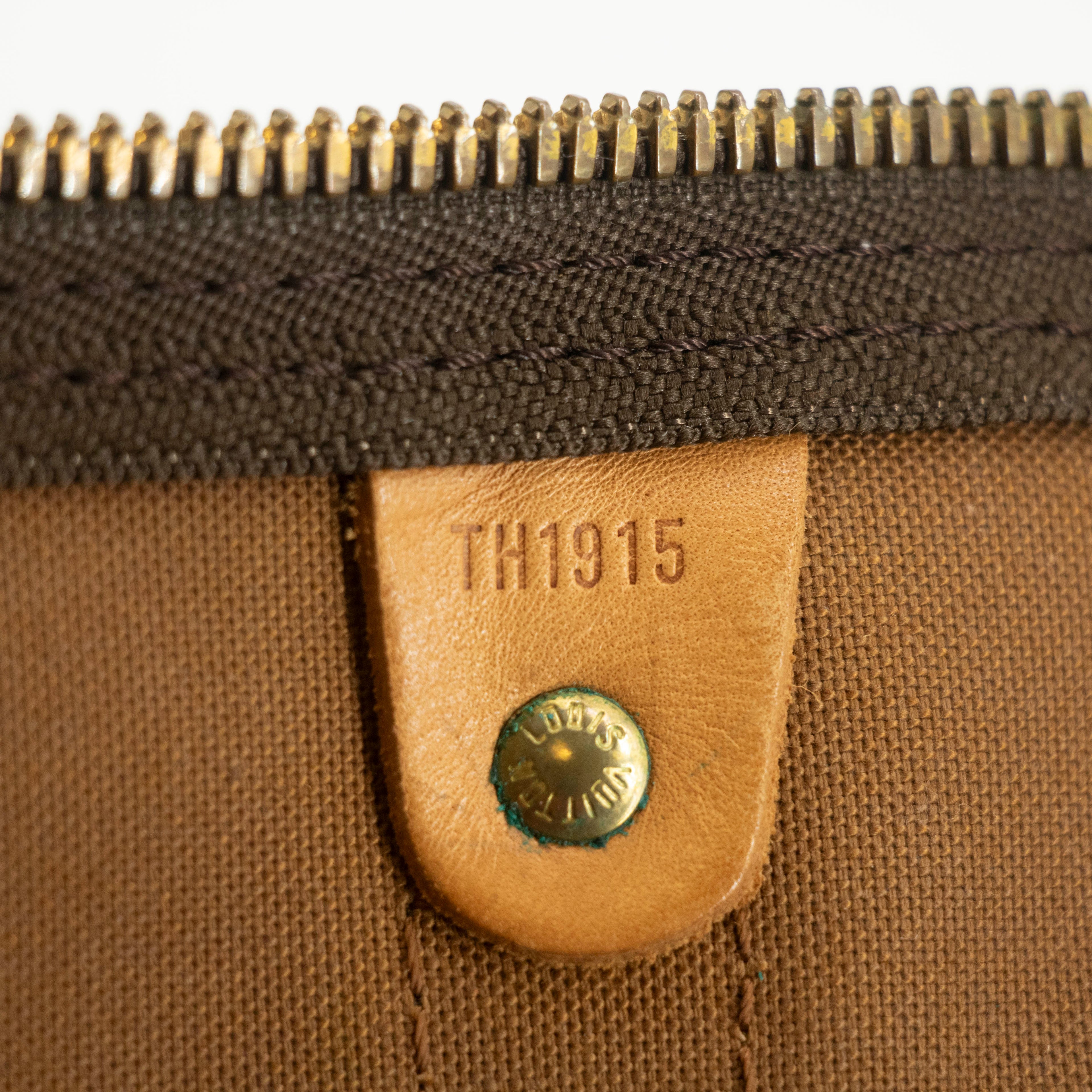 Louis Vuitton Monogram Canvas Brown Keepall Bandouliere 55 Boston Bag  #5378