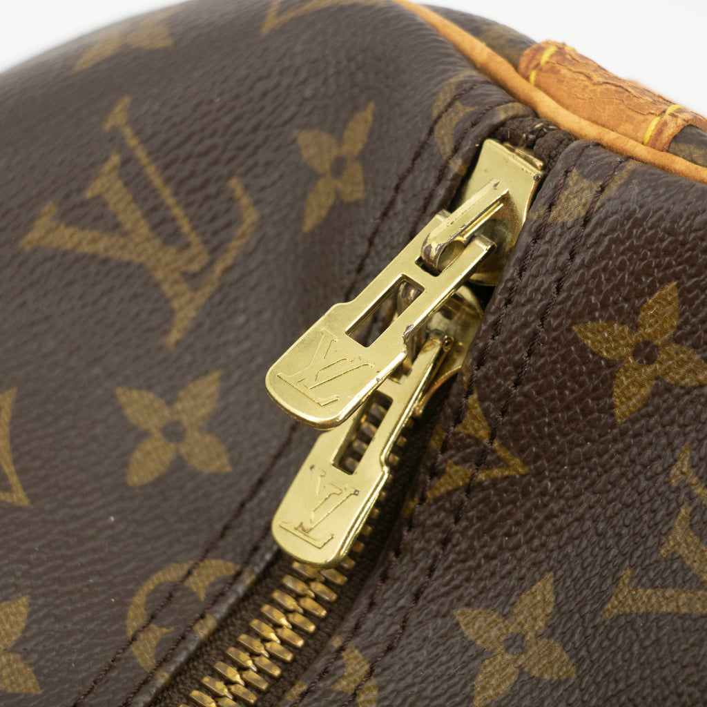 Louis Vuitton Monogram Canvas Brown Keepall Bandouliere 55 Boston Bag  #5378
