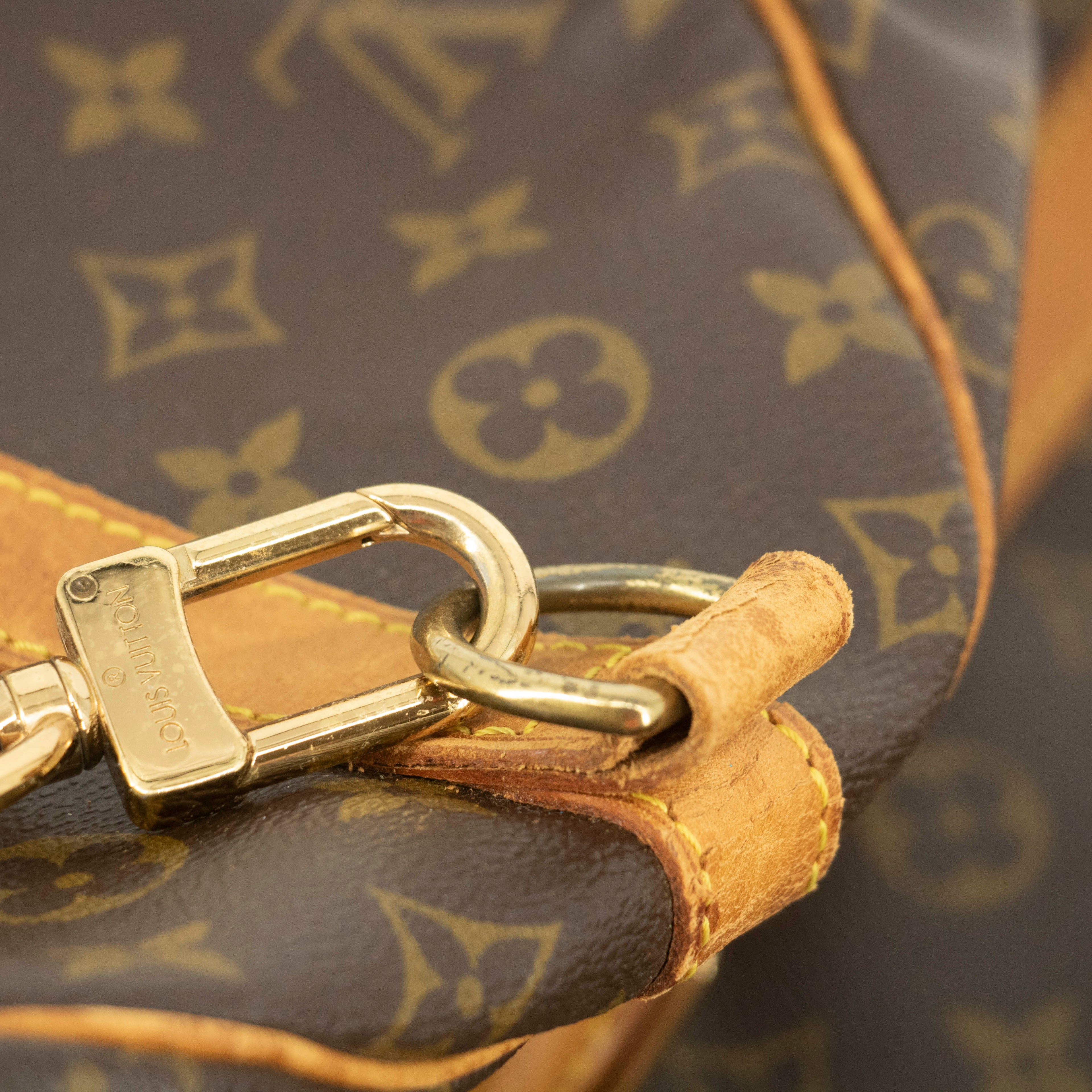 Louis Vuitton Monogram Canvas Brown Keepall Bandouliere 55 Boston Bag  #5378