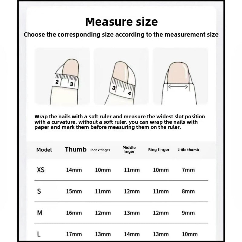 1009- Handmade press on nails fake nails removable